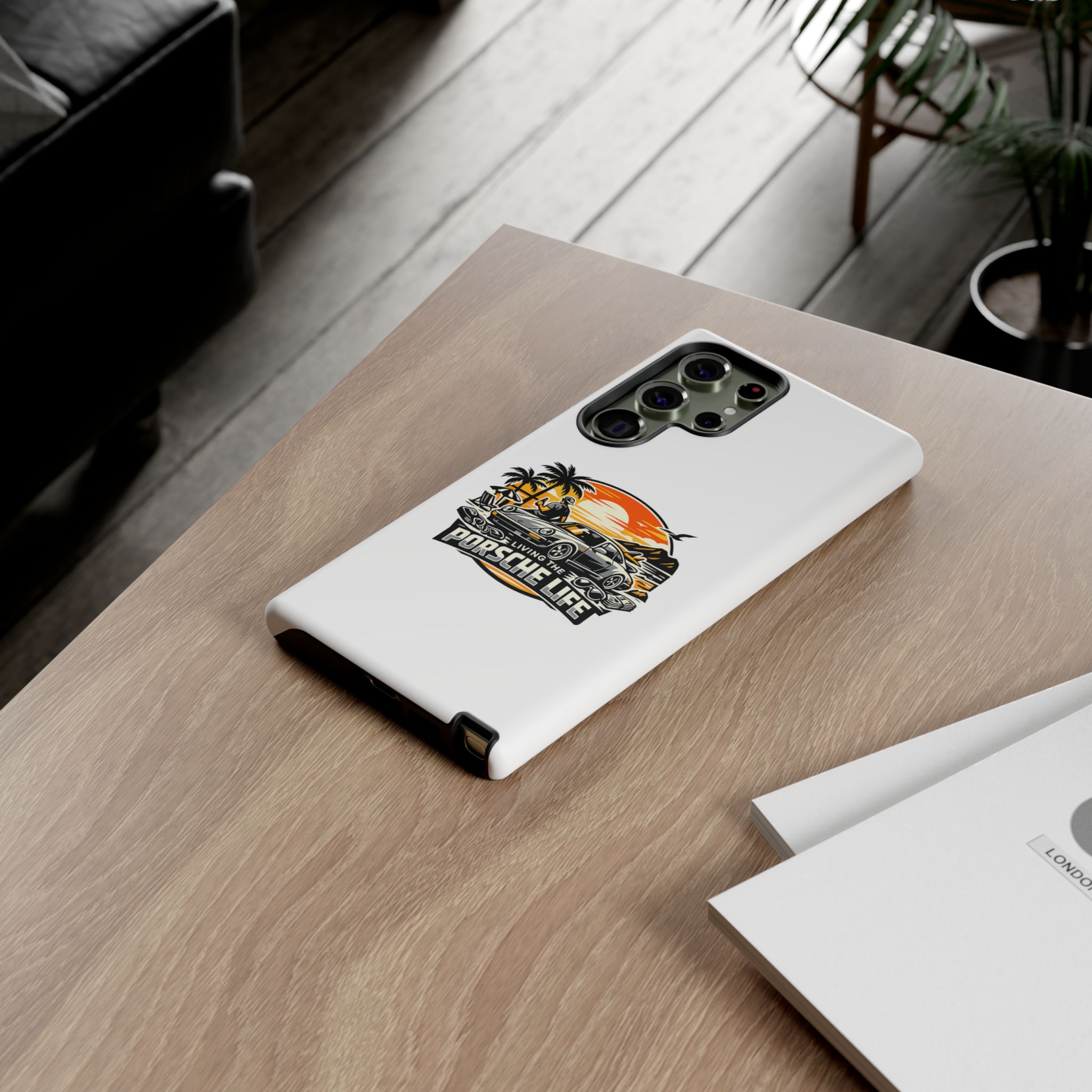 Porsche Life Phone Case — Retro Sunset Classic Car Tough Case – Bild 48