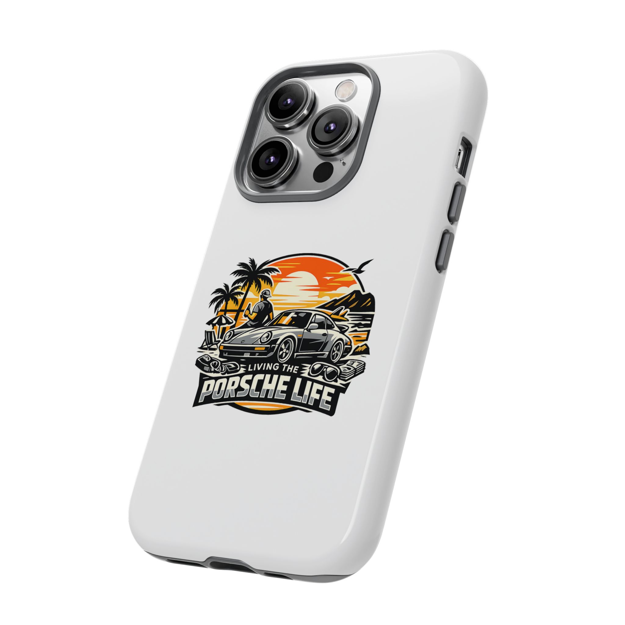 Porsche Life Phone Case — Retro Sunset Classic Car Tough Case – Bild 10