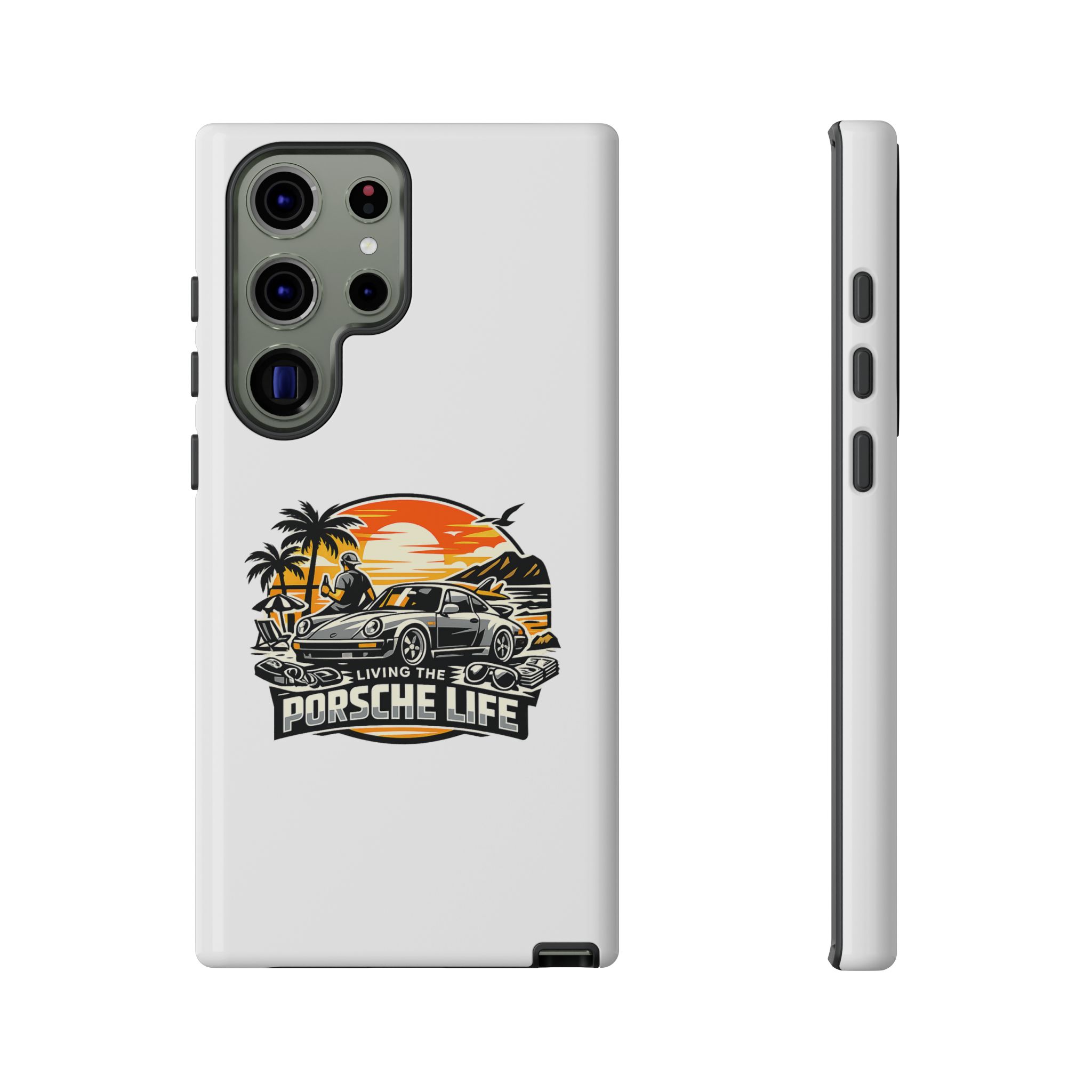 Porsche Life Phone Case — Retro Sunset Classic Car Tough Case – Bild 41