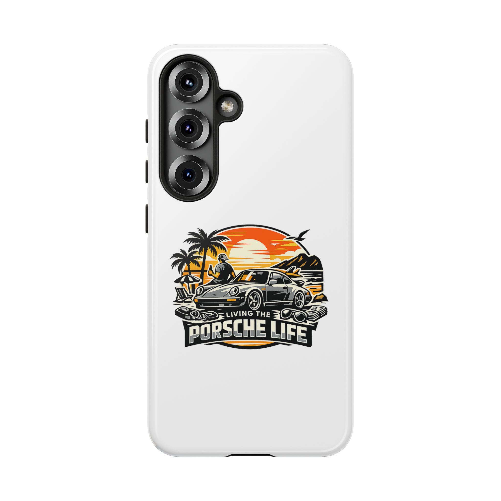 Porsche Life Phone Case — Retro Sunset Classic Car Tough Case – Bild 117