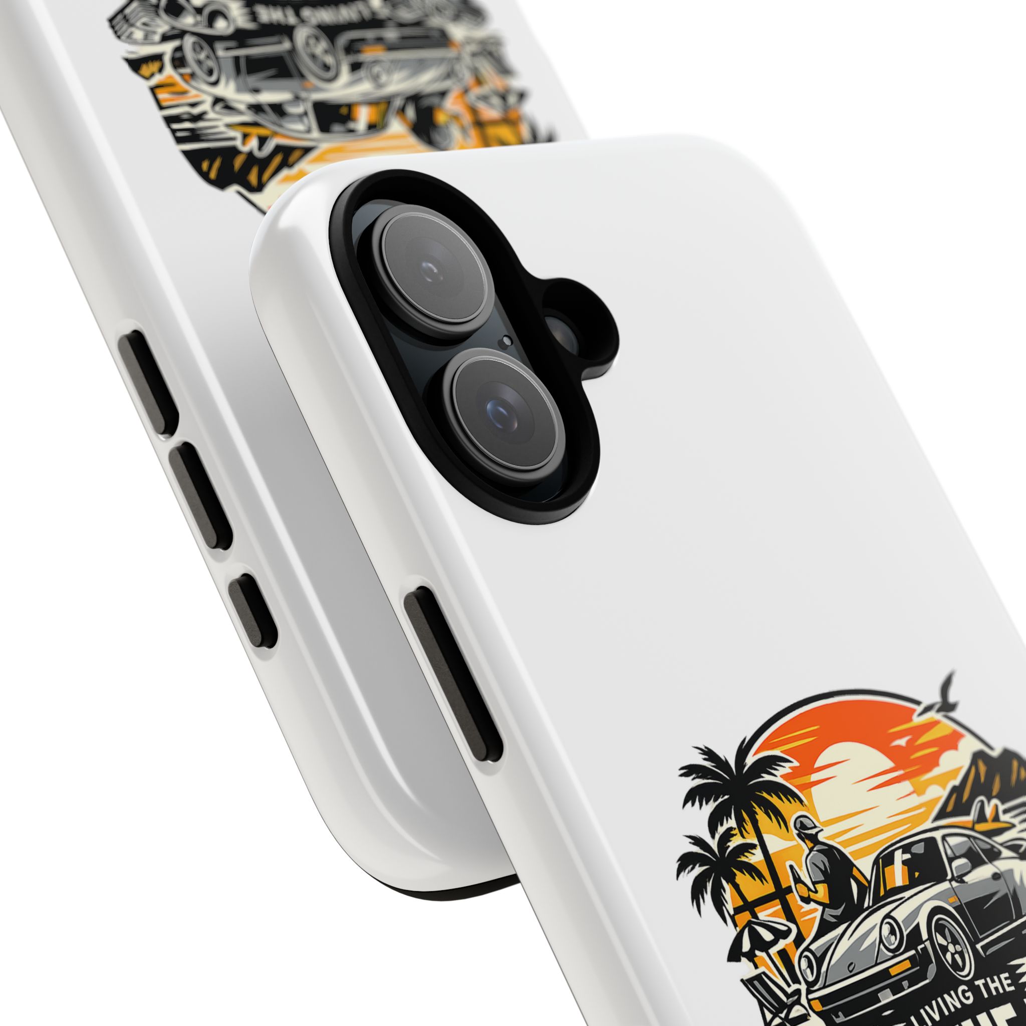 Porsche Life Phone Case — Retro Sunset Classic Car Tough Case – Bild 94