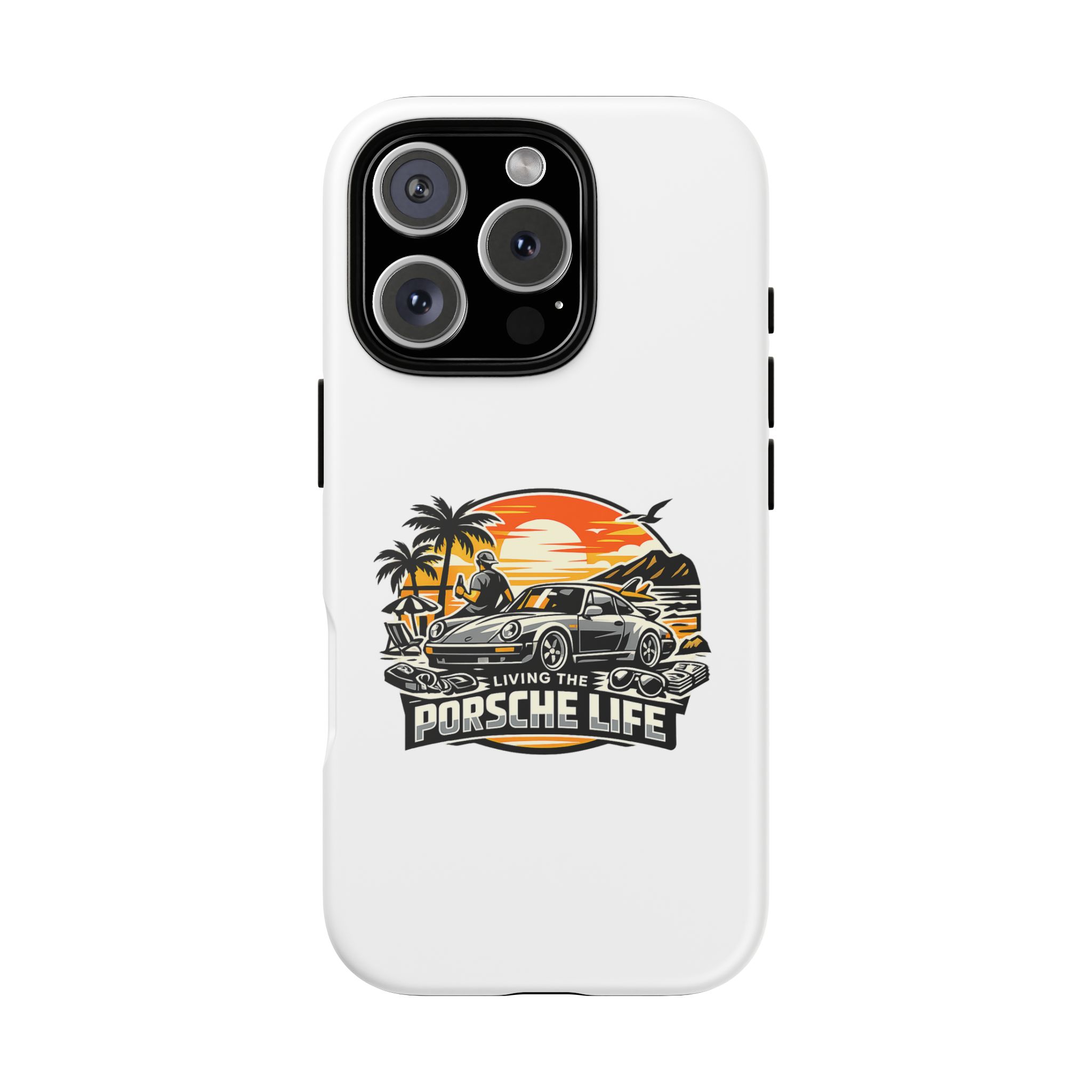 Porsche Life Phone Case — Retro Sunset Classic Car Tough Case – Bild 105