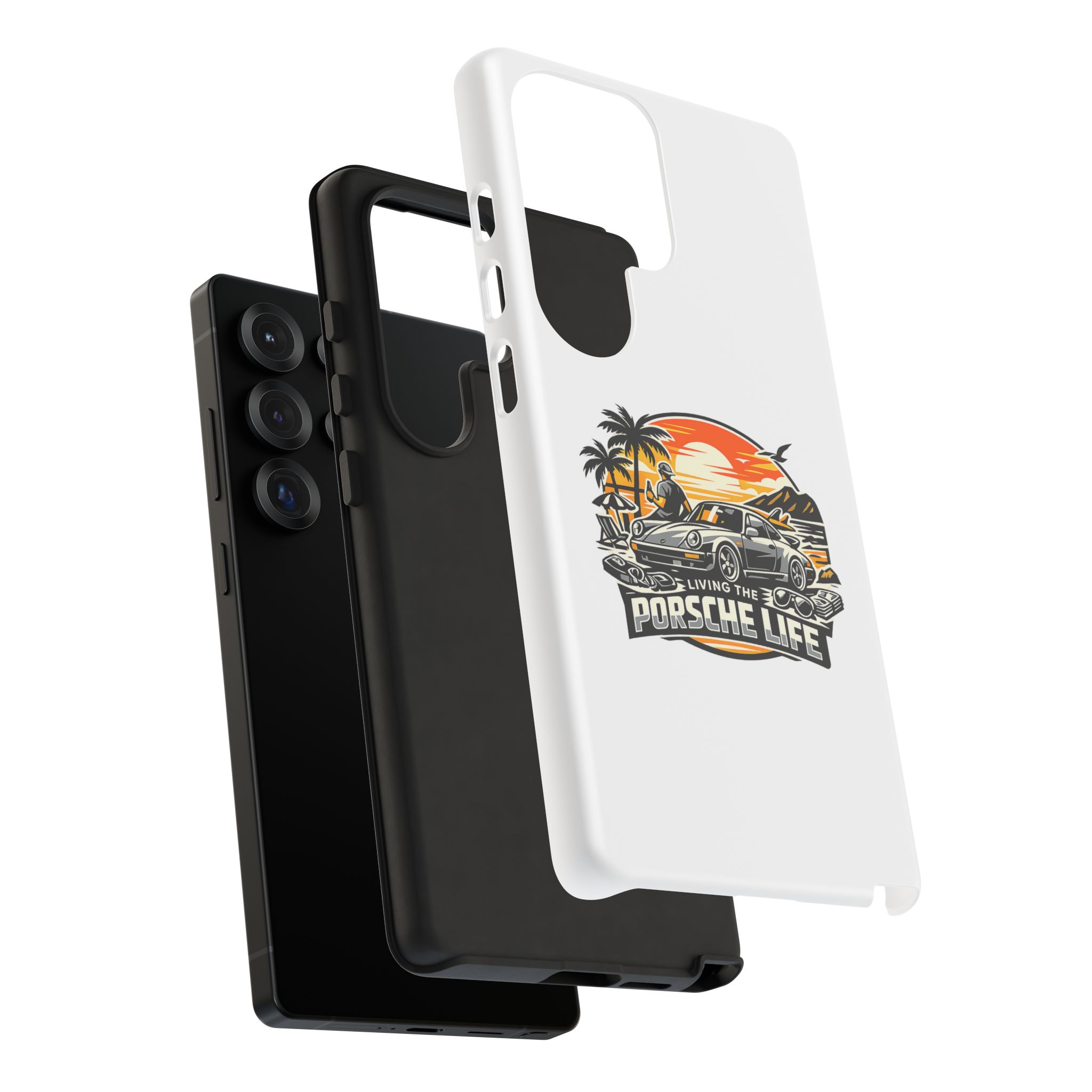 Porsche Life Phone Case — Retro Sunset Classic Car Tough Case – Bild 140