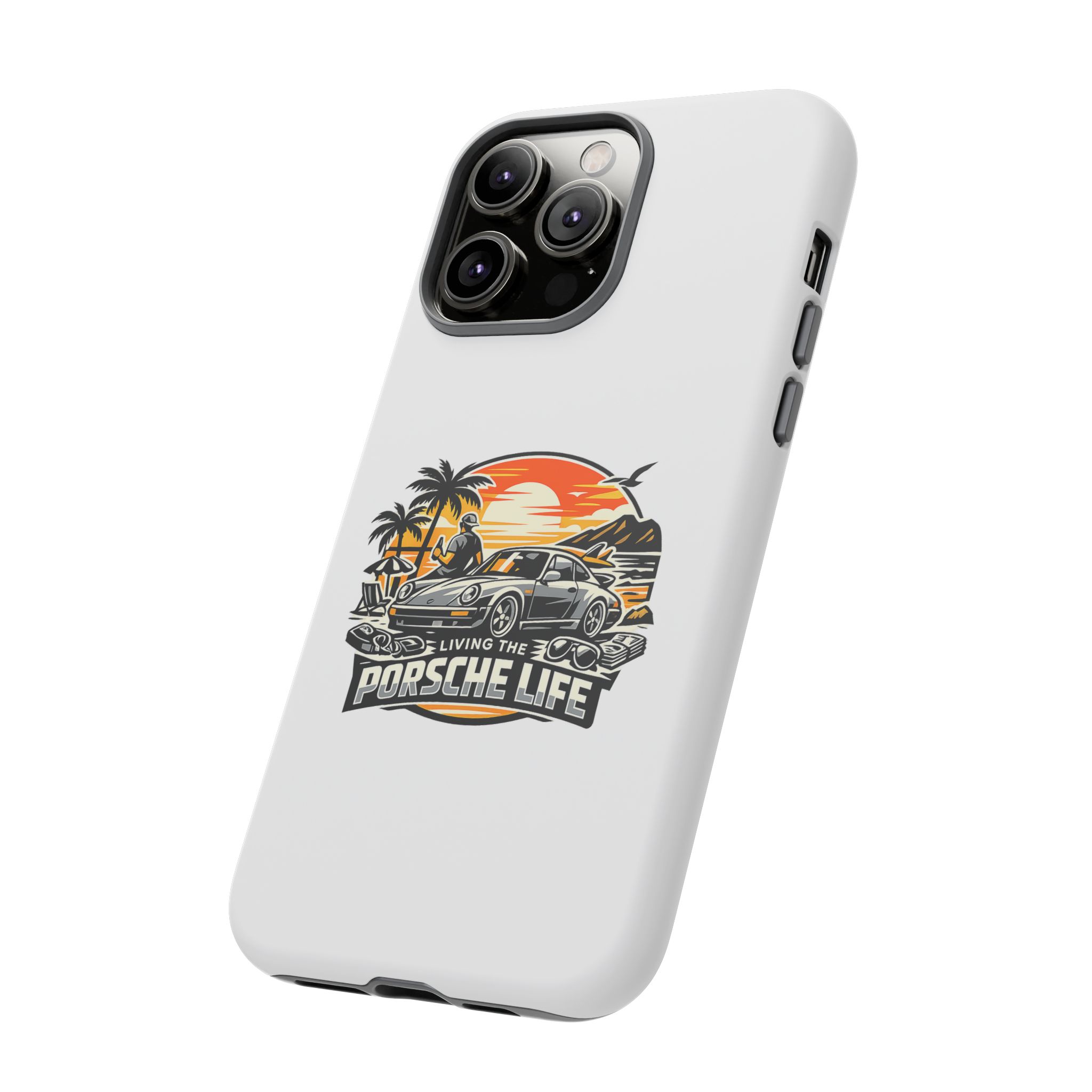 Porsche Life Phone Case — Retro Sunset Classic Car Tough Case – Bild 22
