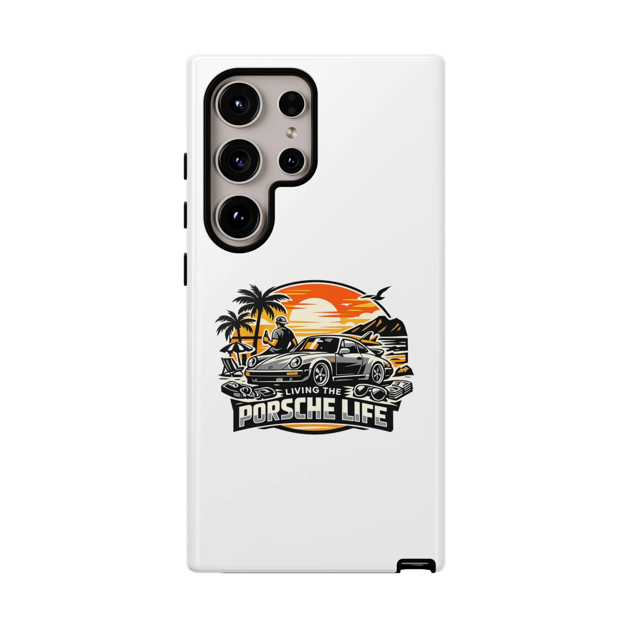 Porsche Life Phone Case — Retro Sunset Classic Car Tough Case – Bild 17