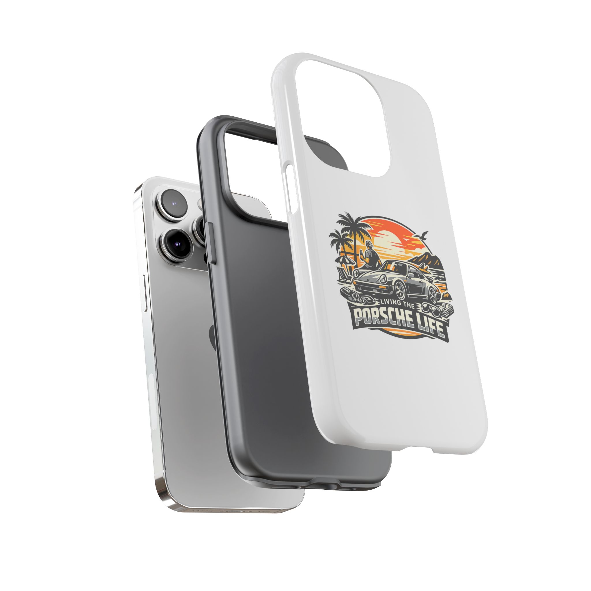 Porsche Life Phone Case — Retro Sunset Classic Car Tough Case – Bild 11