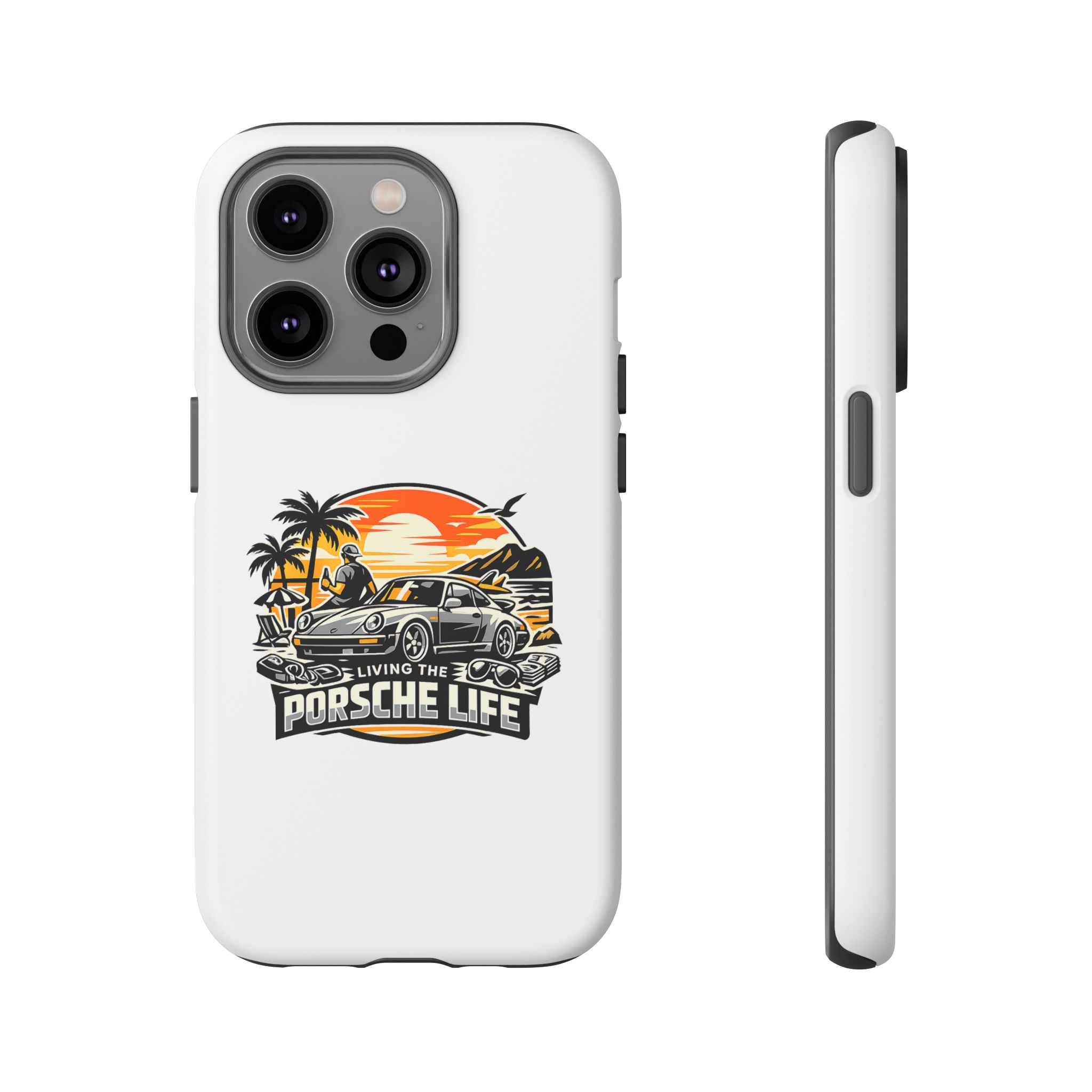 Porsche Life Phone Case — Retro Sunset Classic Car Tough Case – Bild 13
