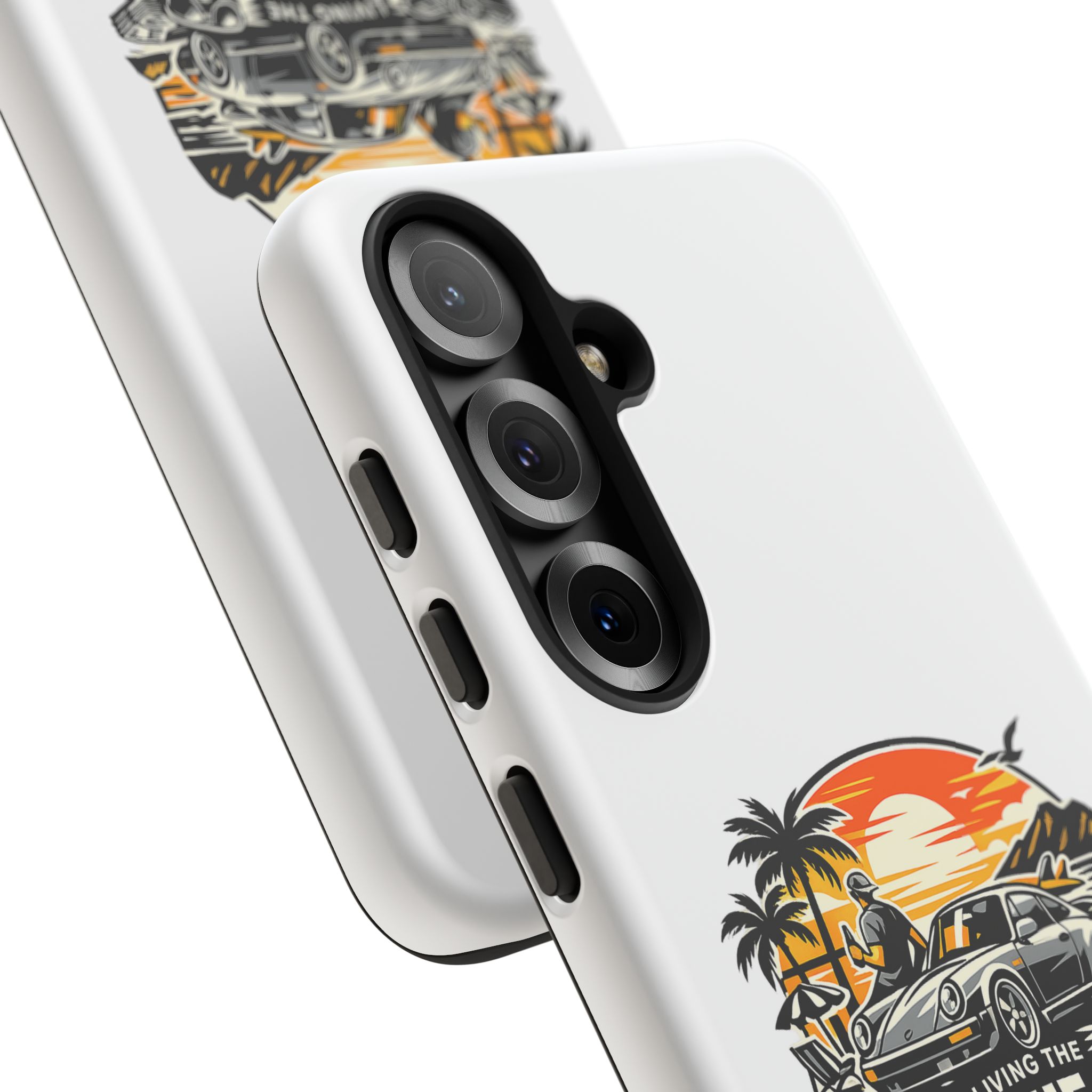 Porsche Life Phone Case — Retro Sunset Classic Car Tough Case – Bild 122