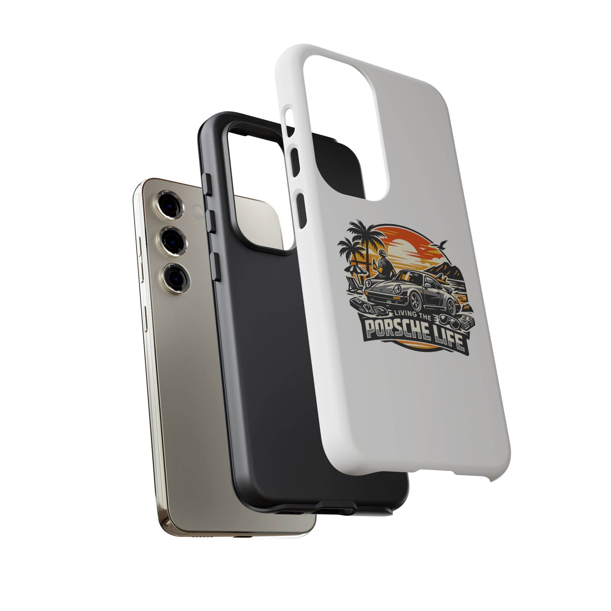 Porsche Life Phone Case — Retro Sunset Classic Car Tough Case – Bild 31