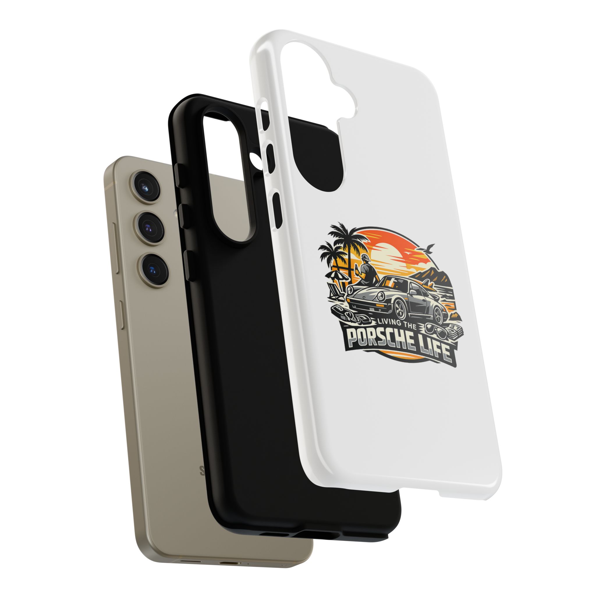 Porsche Life Phone Case — Retro Sunset Classic Car Tough Case – Bild 64