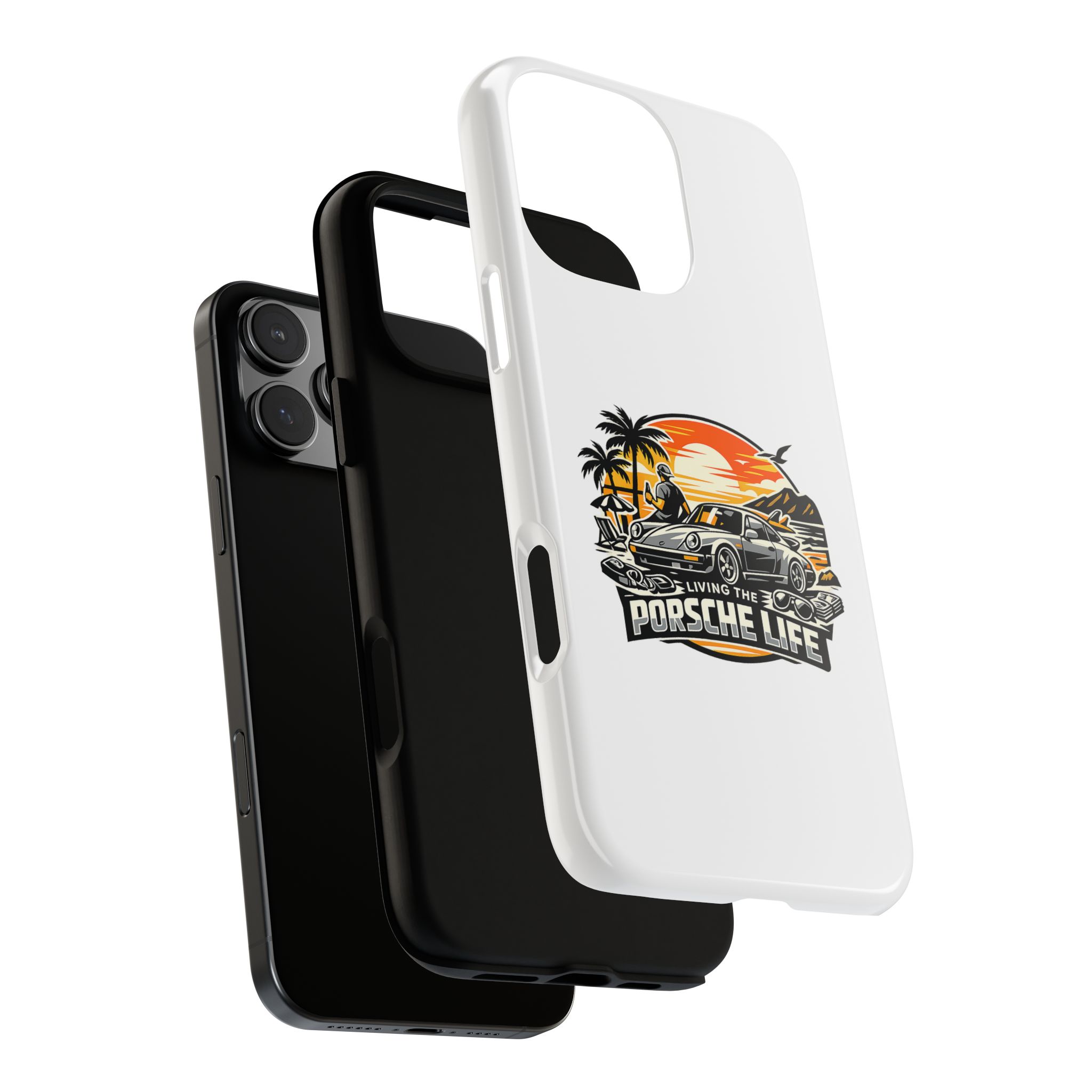 Porsche Life Phone Case — Retro Sunset Classic Car Tough Case – Bild 111