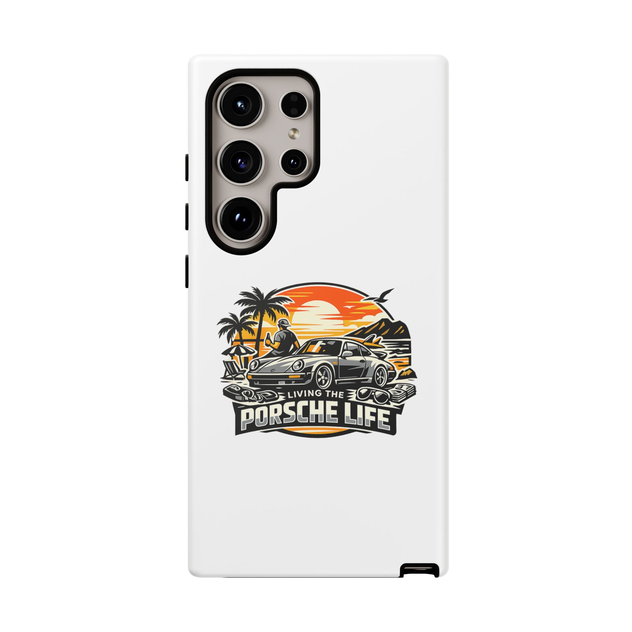 Porsche Life Phone Case — Retro Sunset Classic Car Tough Case – Bild 81