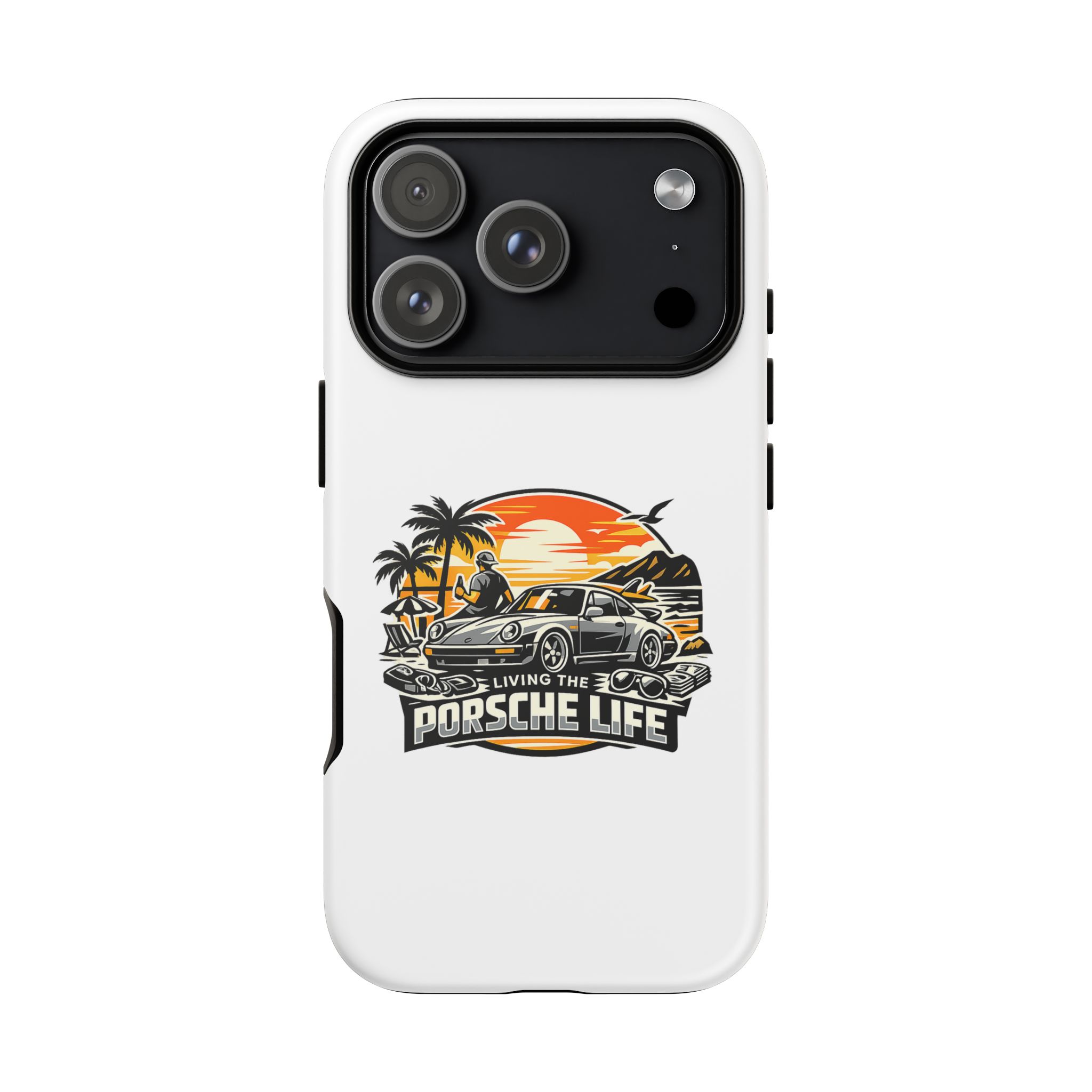Porsche Life Phone Case — Retro Sunset Classic Car Tough Case – Bild 146