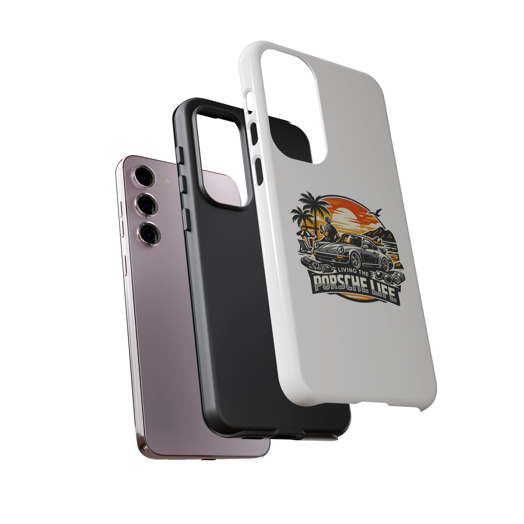 Porsche Life Phone Case — Retro Sunset Classic Car Tough Case – Bild 35