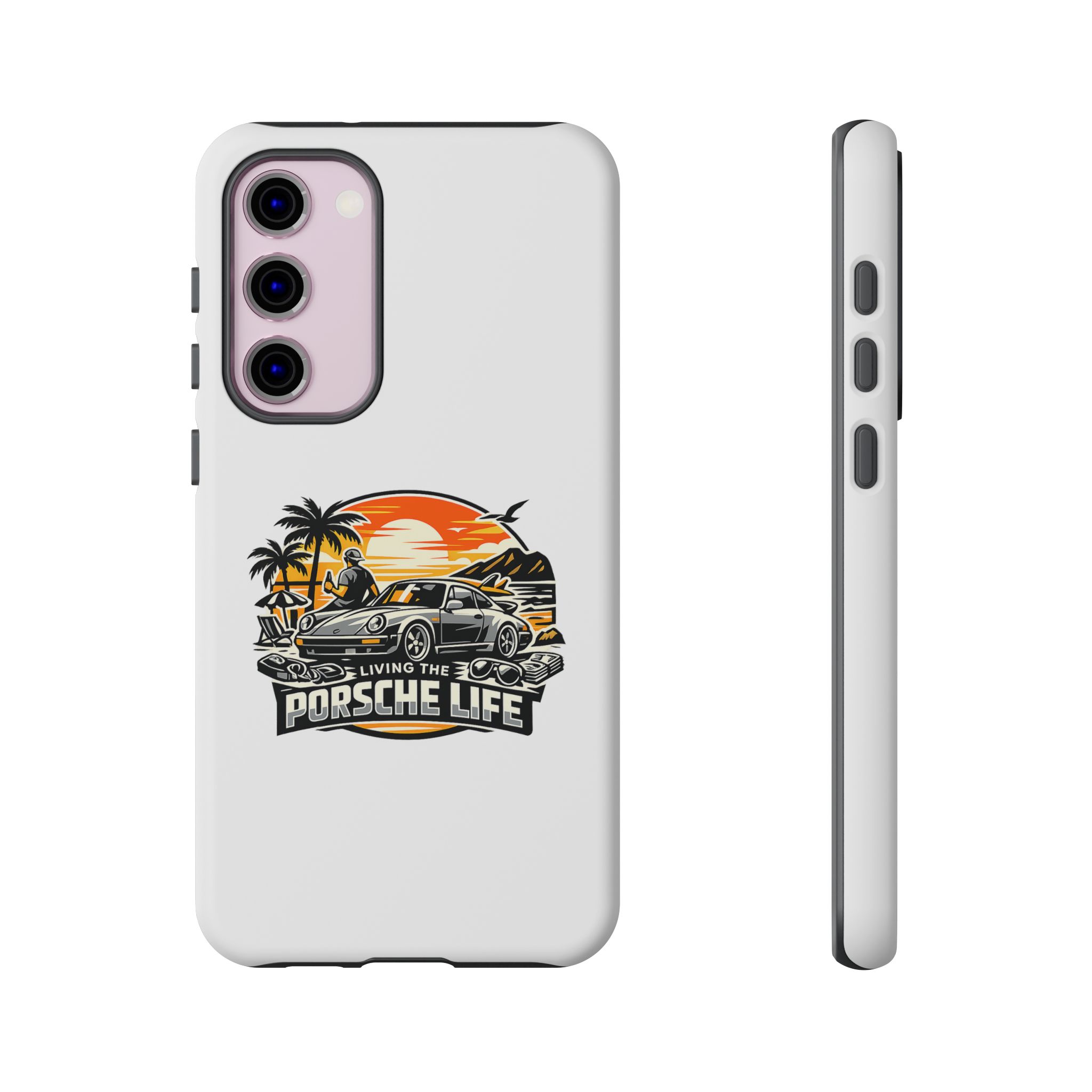 Porsche Life Phone Case — Retro Sunset Classic Car Tough Case – Bild 37