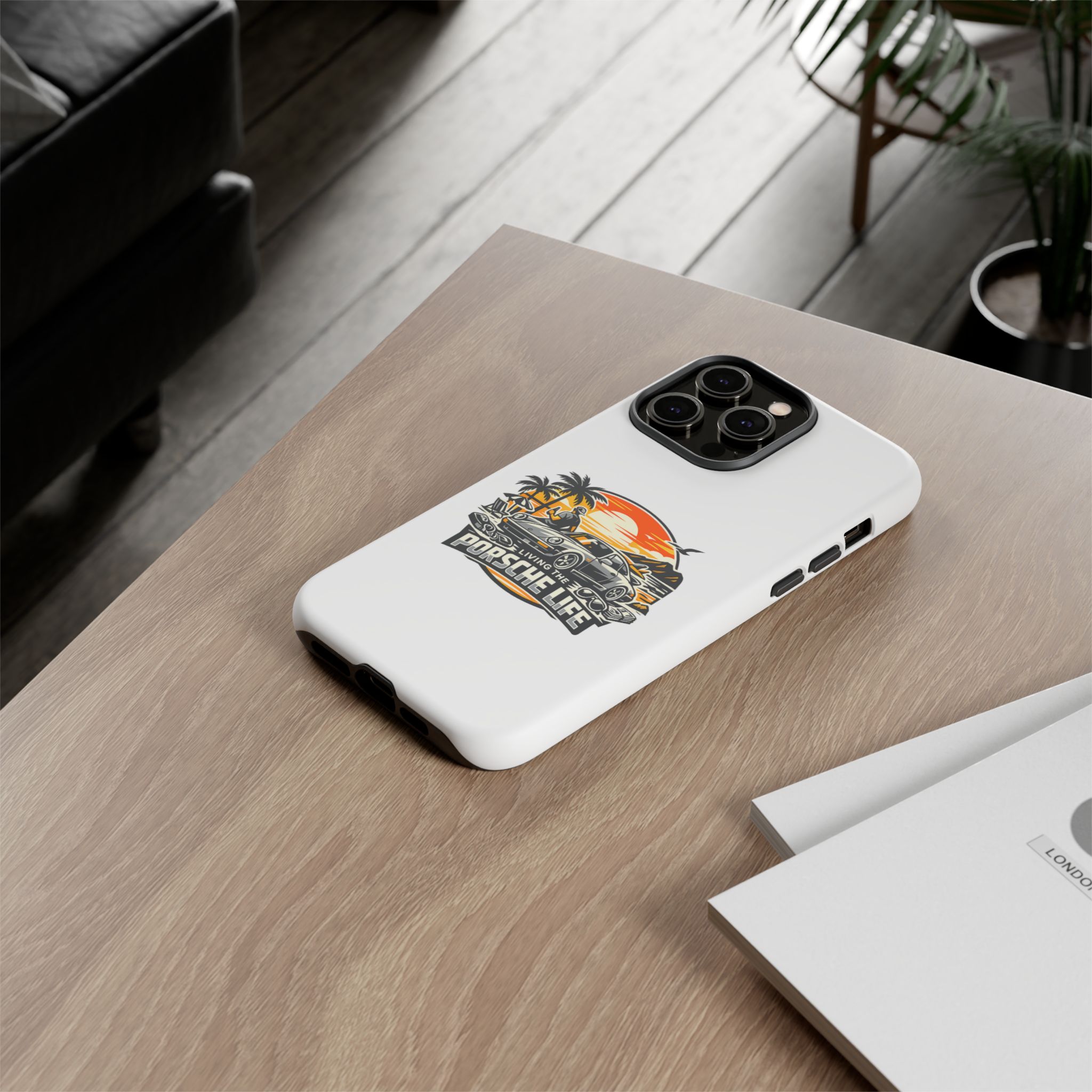 Porsche Life Phone Case — Retro Sunset Classic Car Tough Case – Bild 24