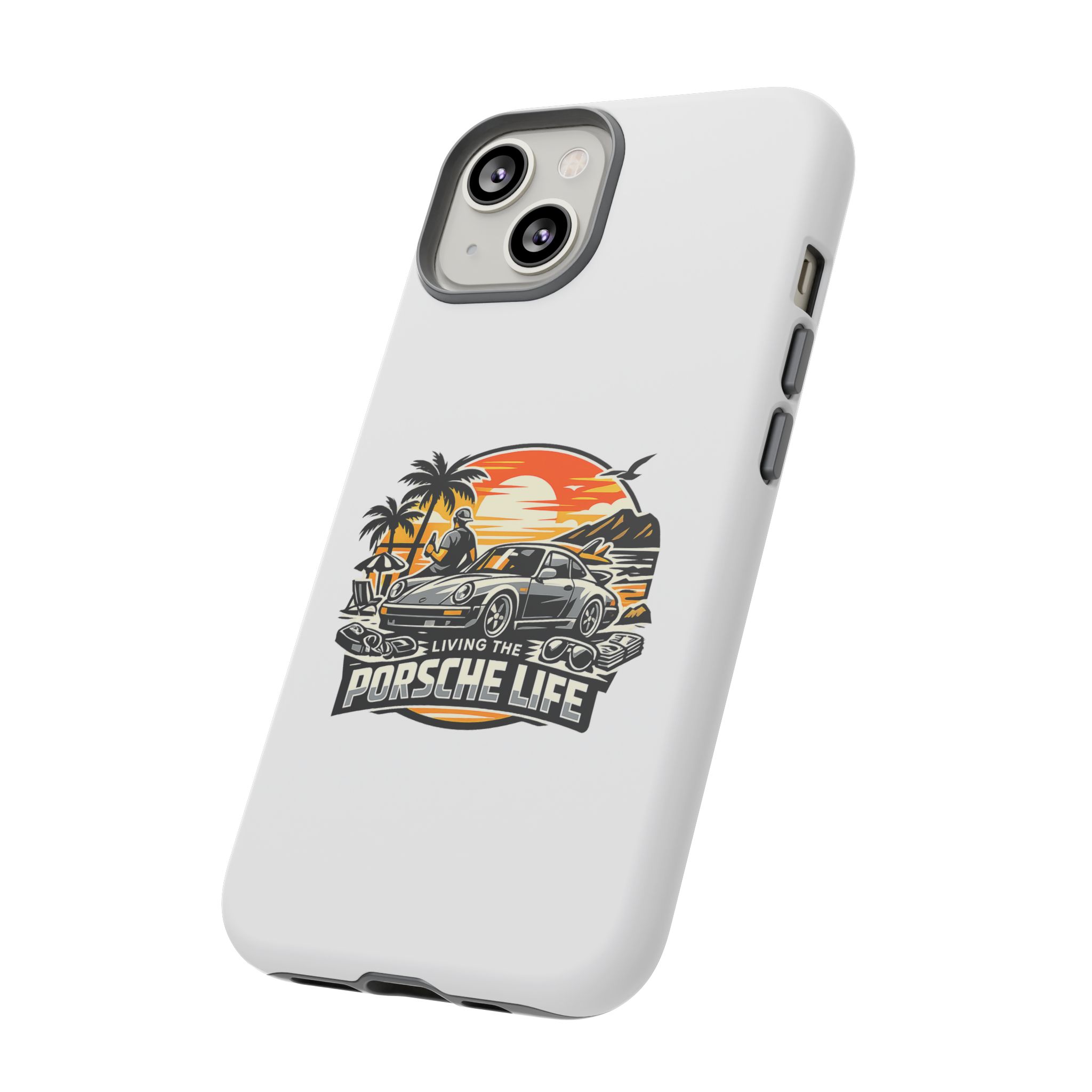 Porsche Life Phone Case — Retro Sunset Classic Car Tough Case – Bild 6