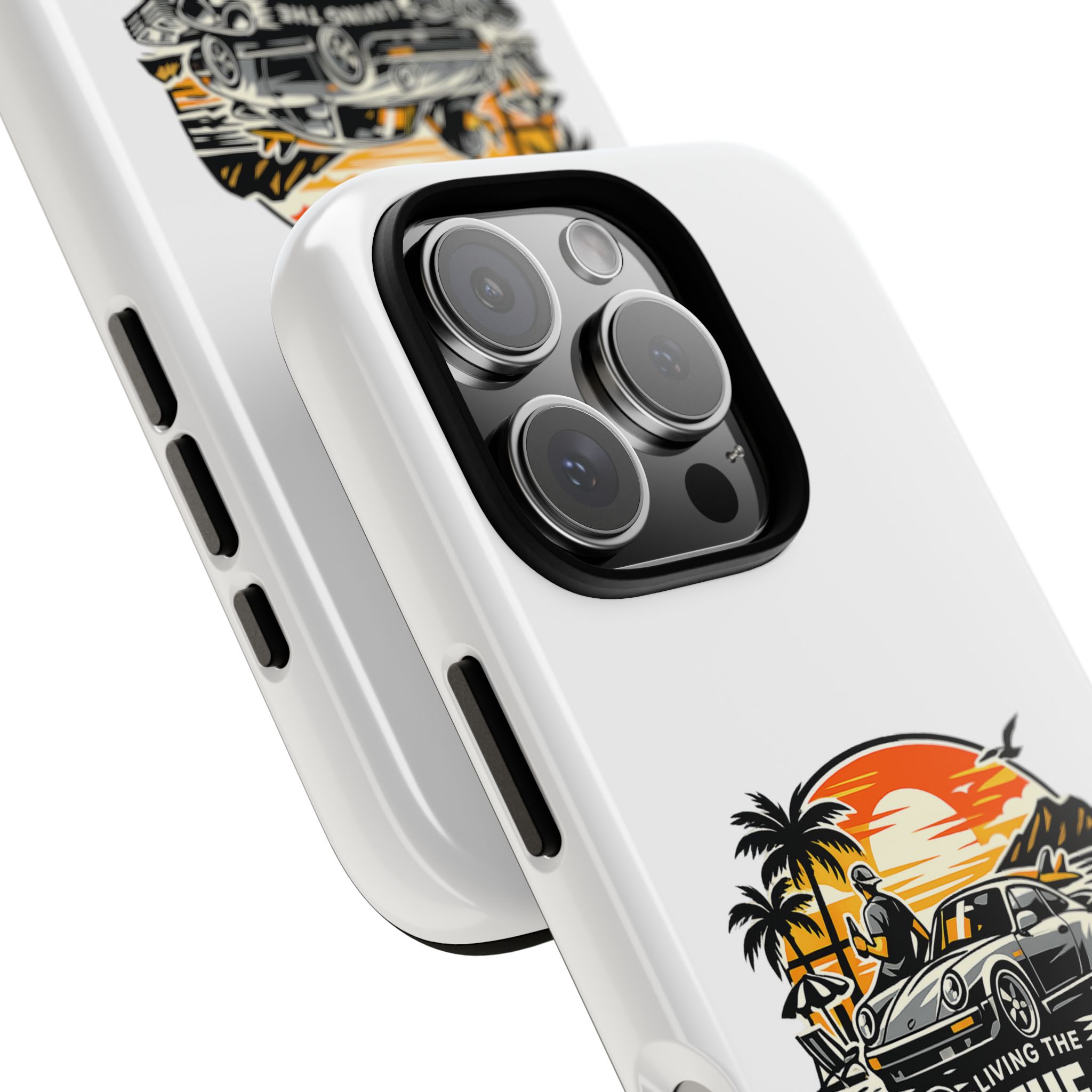 Porsche Life Phone Case — Retro Sunset Classic Car Tough Case – Bild 102