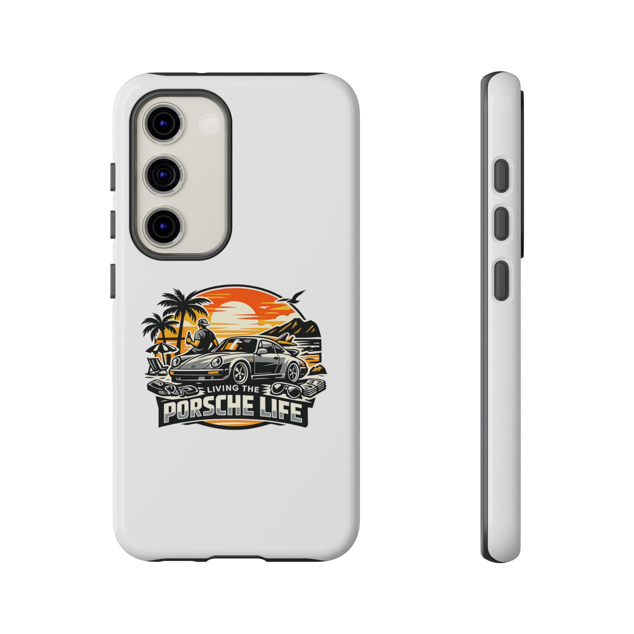 Porsche Life Phone Case — Retro Sunset Classic Car Tough Case – Bild 25