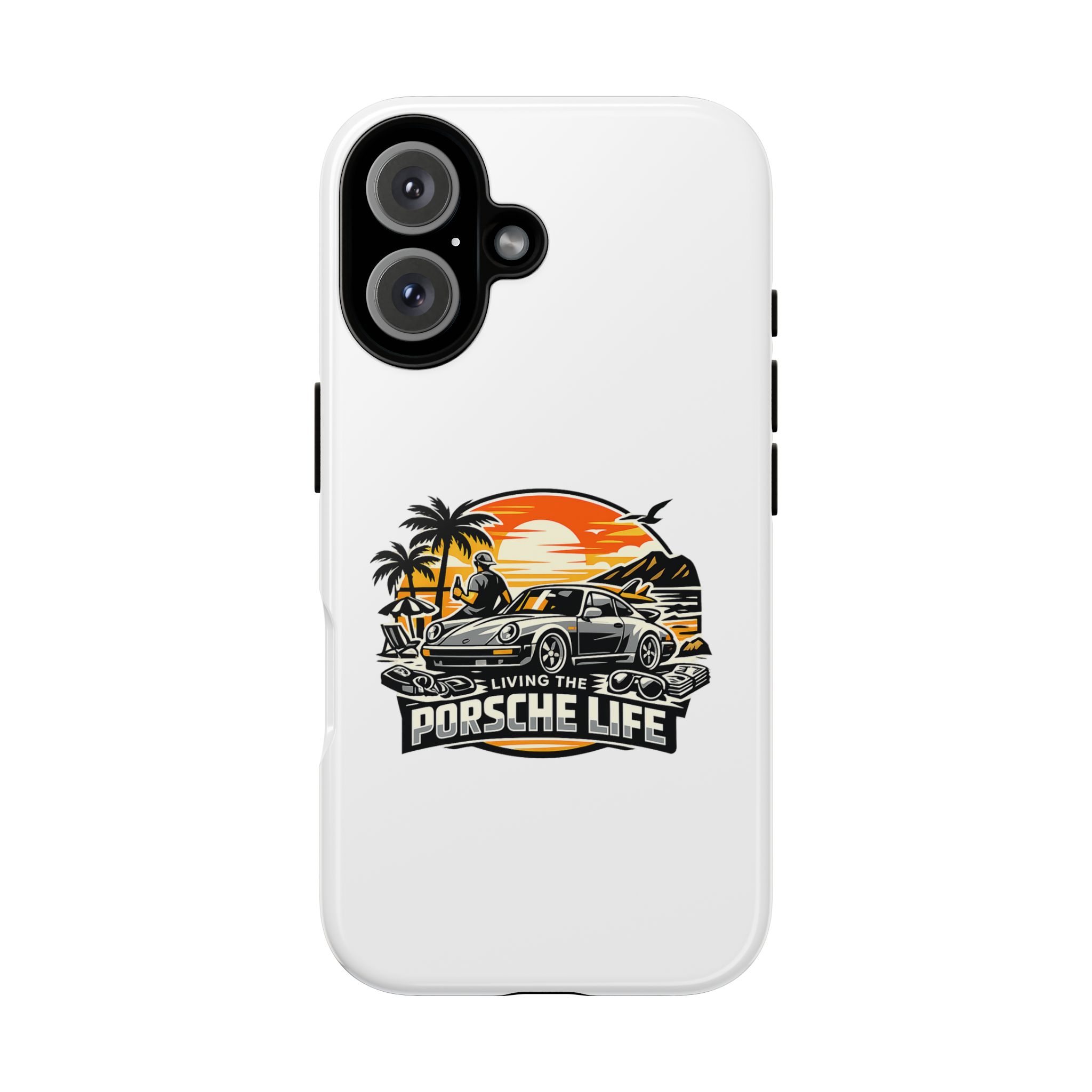 Porsche Life Phone Case — Retro Sunset Classic Car Tough Case – Bild 85