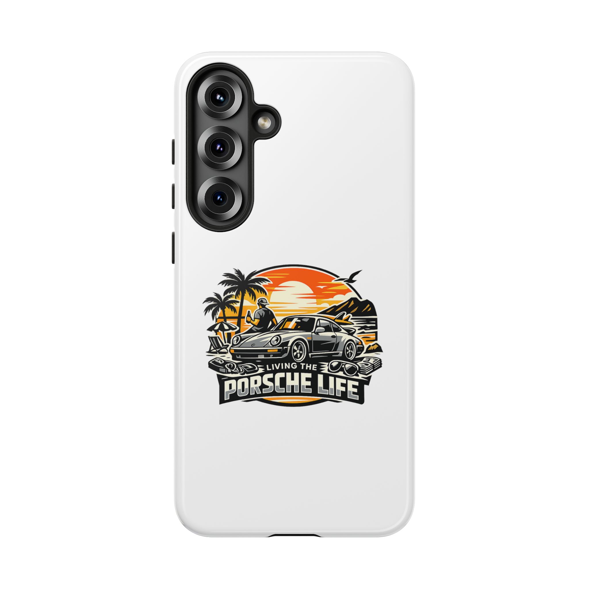 Porsche Life Phone Case — Retro Sunset Classic Car Tough Case – Bild 125