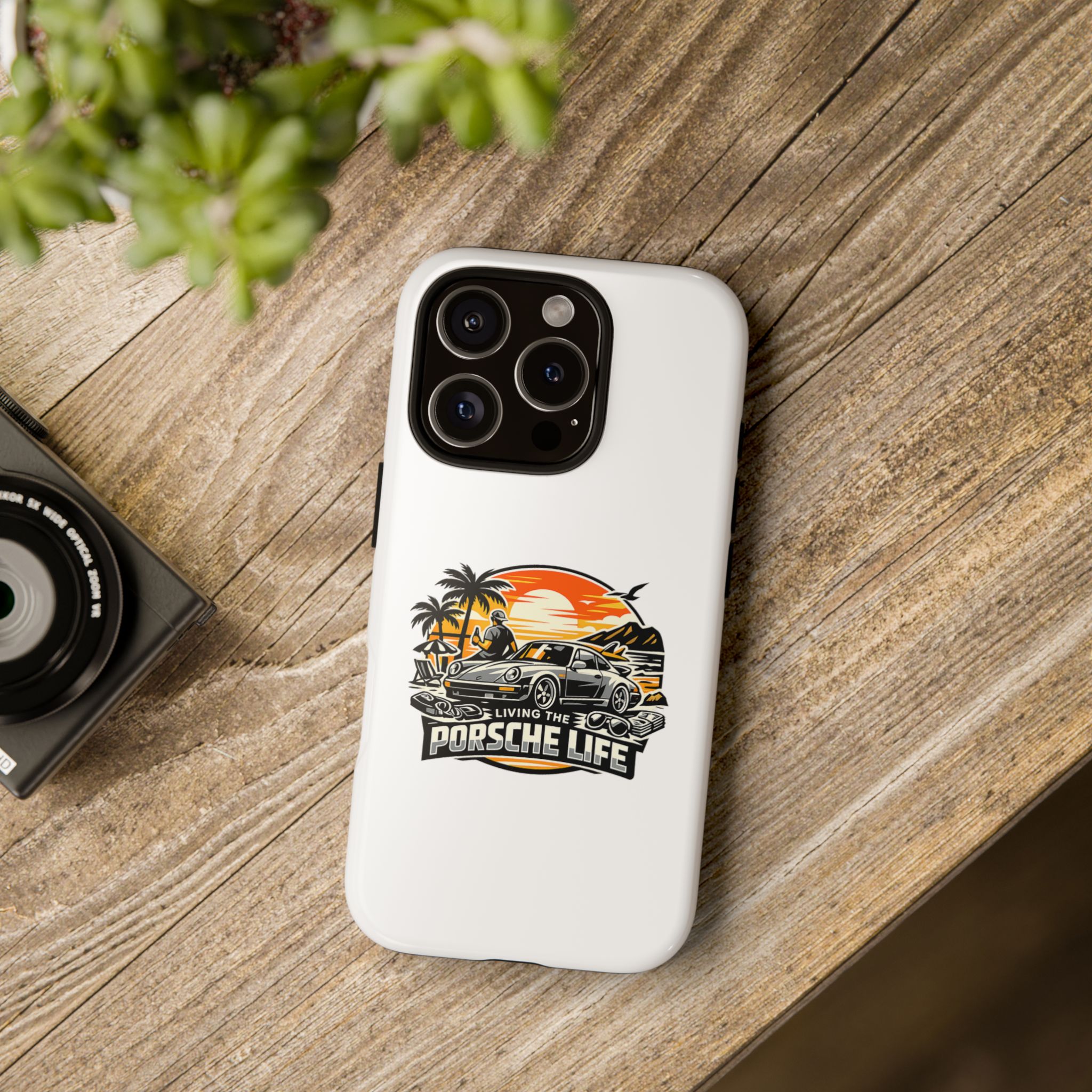 Porsche Life Phone Case — Retro Sunset Classic Car Tough Case – Bild 104