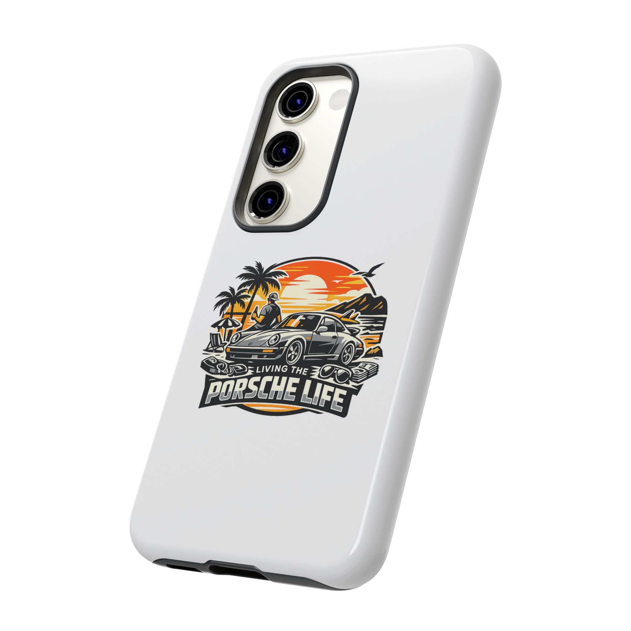 Porsche Life Phone Case — Retro Sunset Classic Car Tough Case – Bild 26