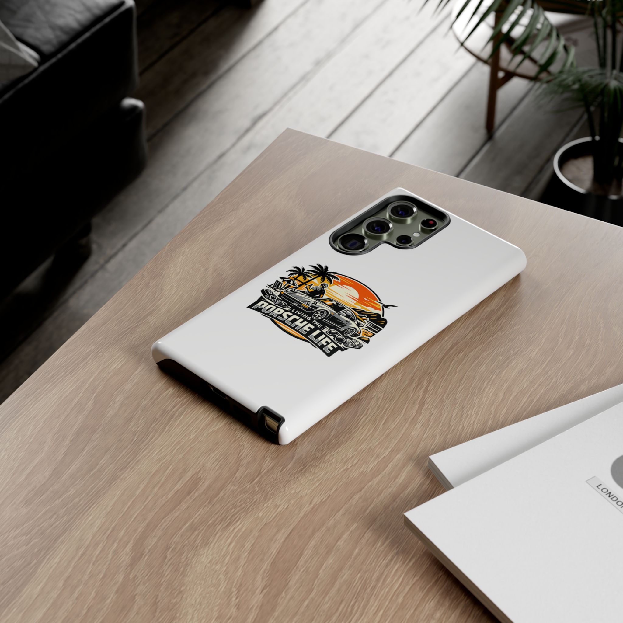 Porsche Life Phone Case — Retro Sunset Classic Car Tough Case – Bild 44