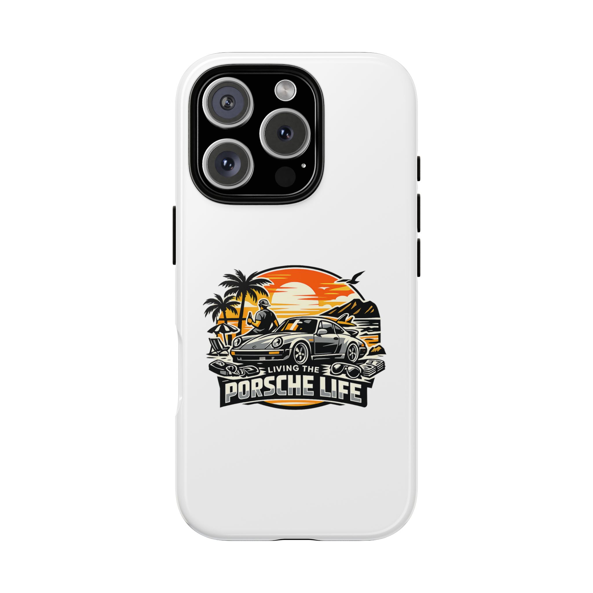 Porsche Life Phone Case — Retro Sunset Classic Car Tough Case – Bild 101