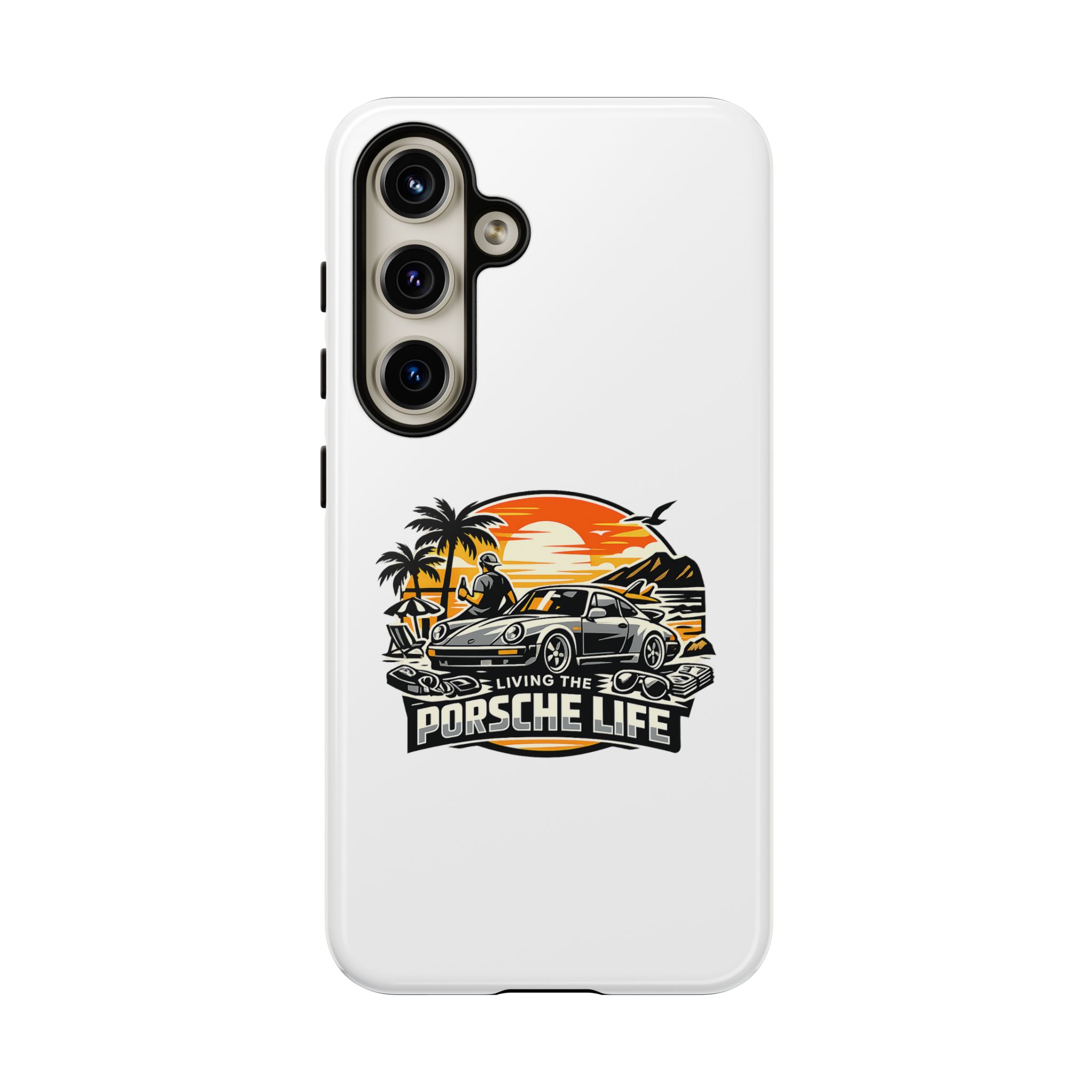 Porsche Life Phone Case — Retro Sunset Classic Car Tough Case – Bild 61