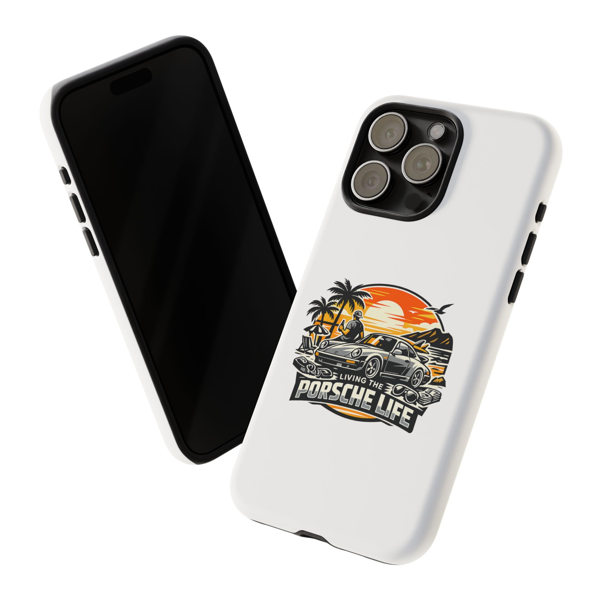 Porsche Life Phone Case — Retro Sunset Classic Car Tough Case – Bild 59