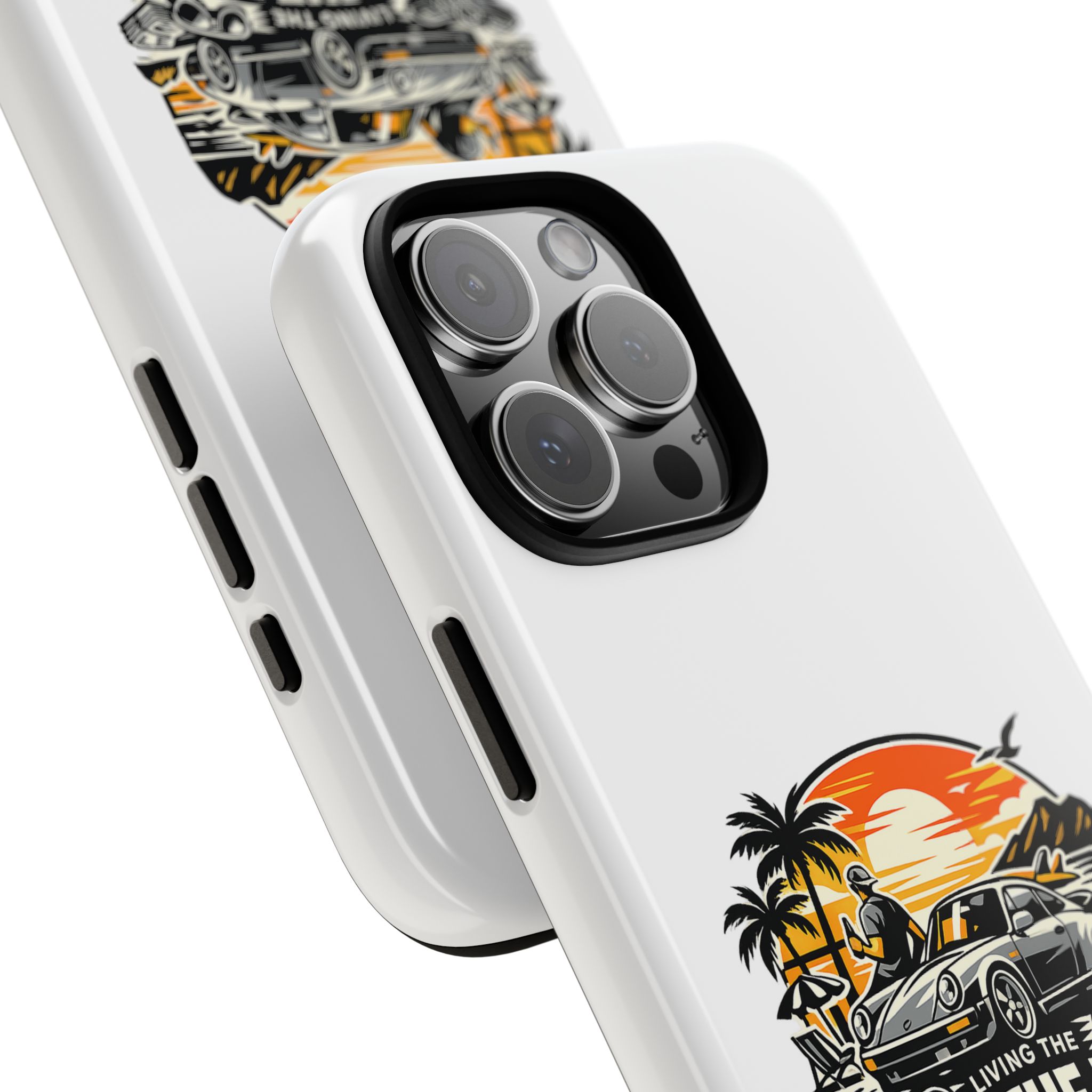 Porsche Life Phone Case — Retro Sunset Classic Car Tough Case – Bild 110