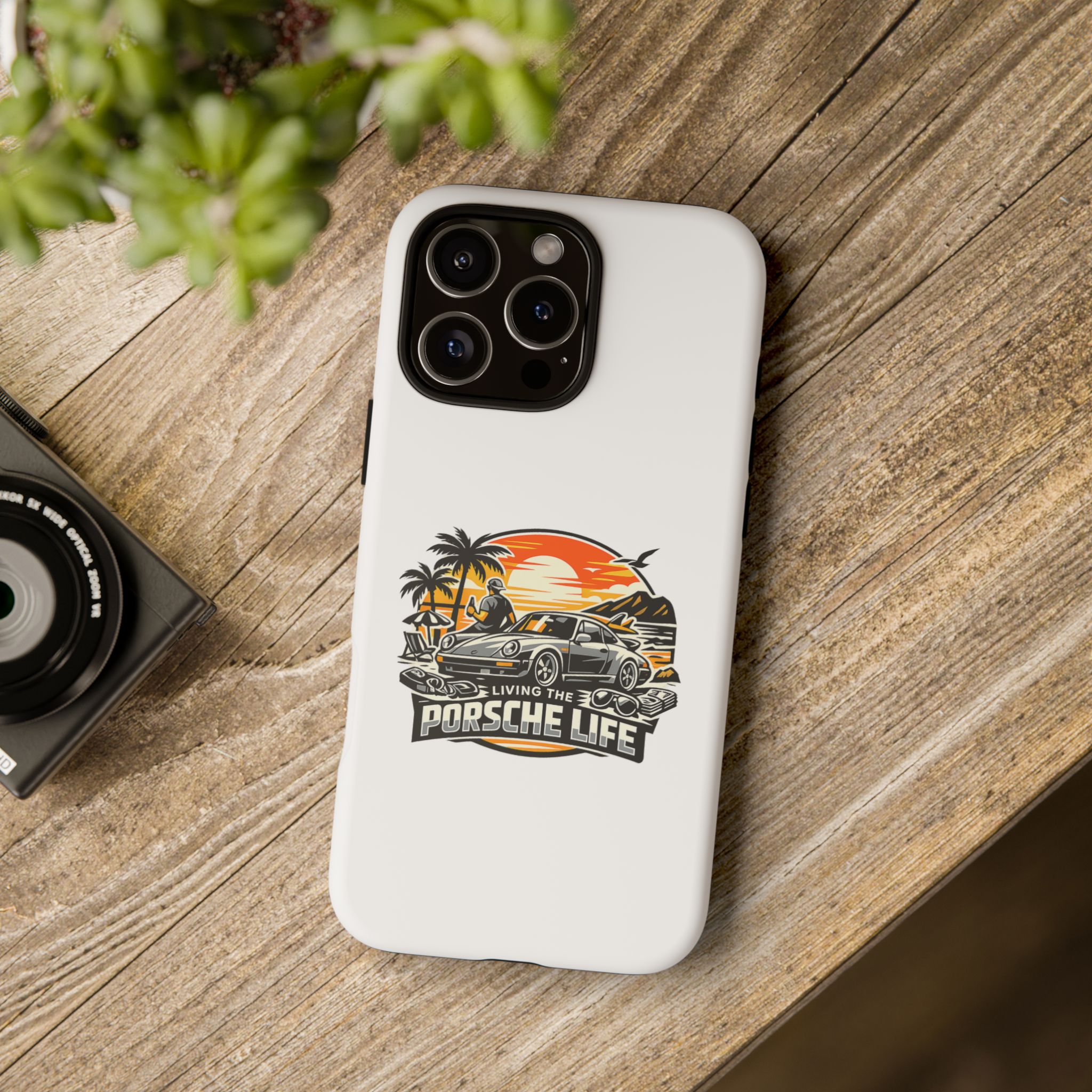 Porsche Life Phone Case — Retro Sunset Classic Car Tough Case – Bild 56