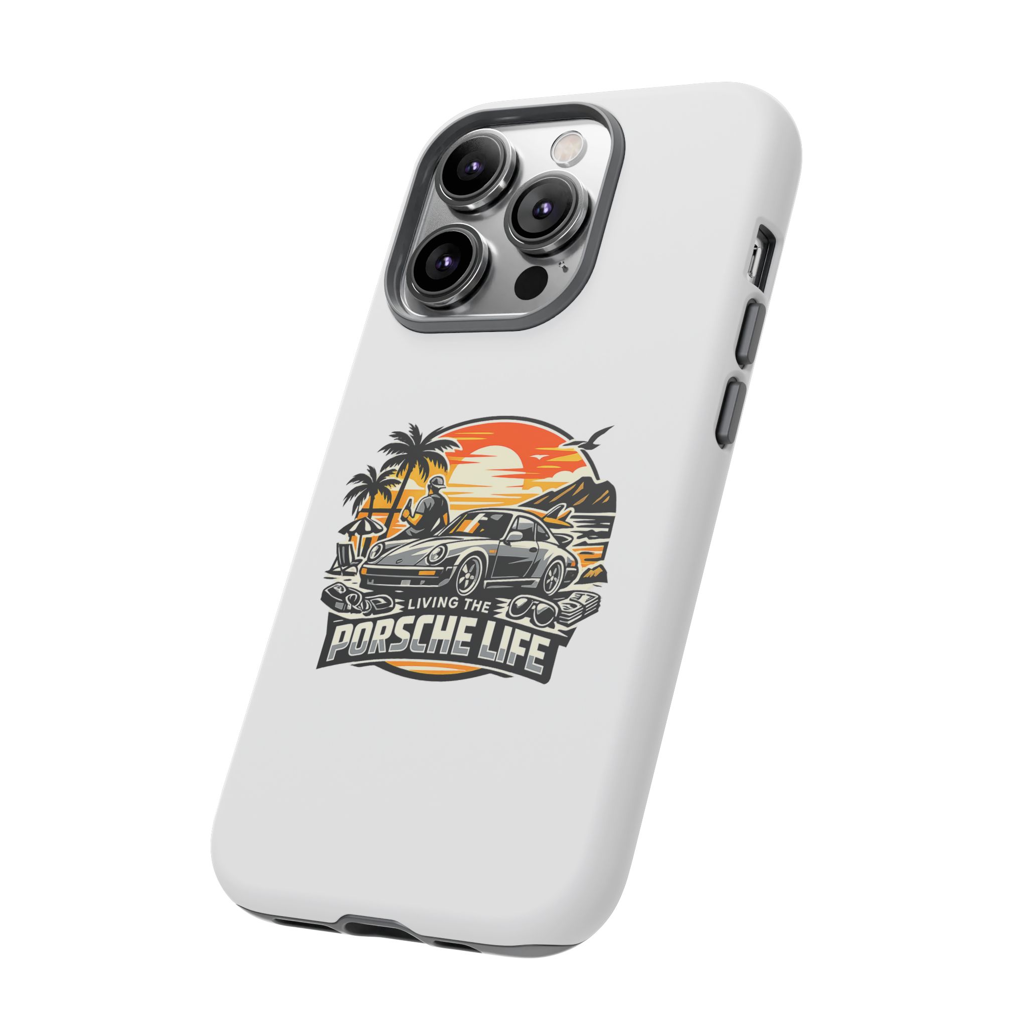 Porsche Life Phone Case — Retro Sunset Classic Car Tough Case – Bild 14