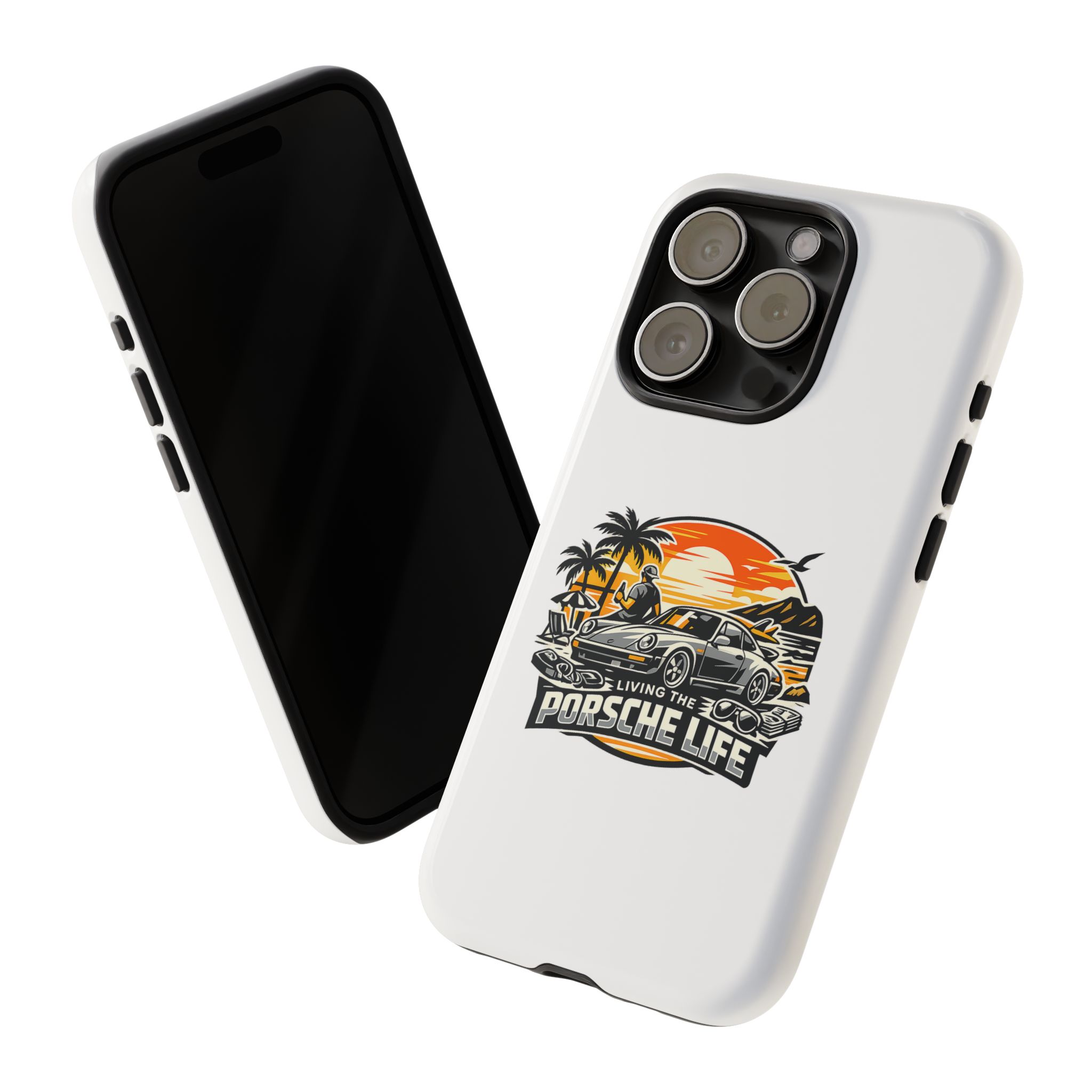 Porsche Life Phone Case — Retro Sunset Classic Car Tough Case – Bild 50