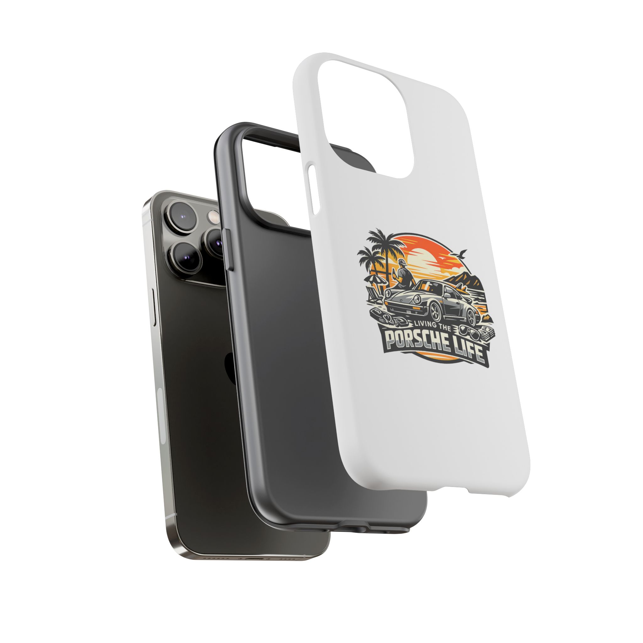 Porsche Life Phone Case — Retro Sunset Classic Car Tough Case – Bild 23