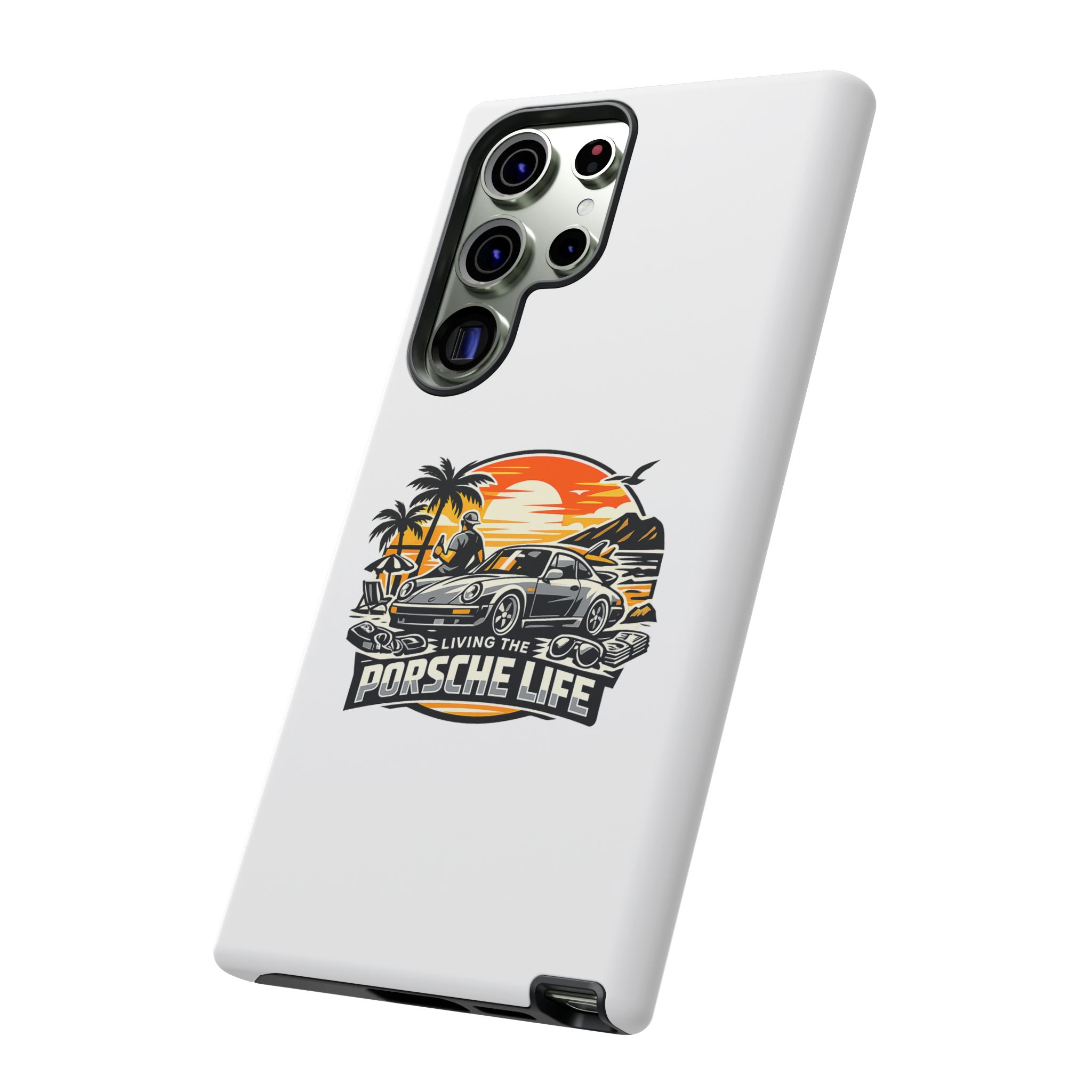 Porsche Life Phone Case — Retro Sunset Classic Car Tough Case – Bild 46