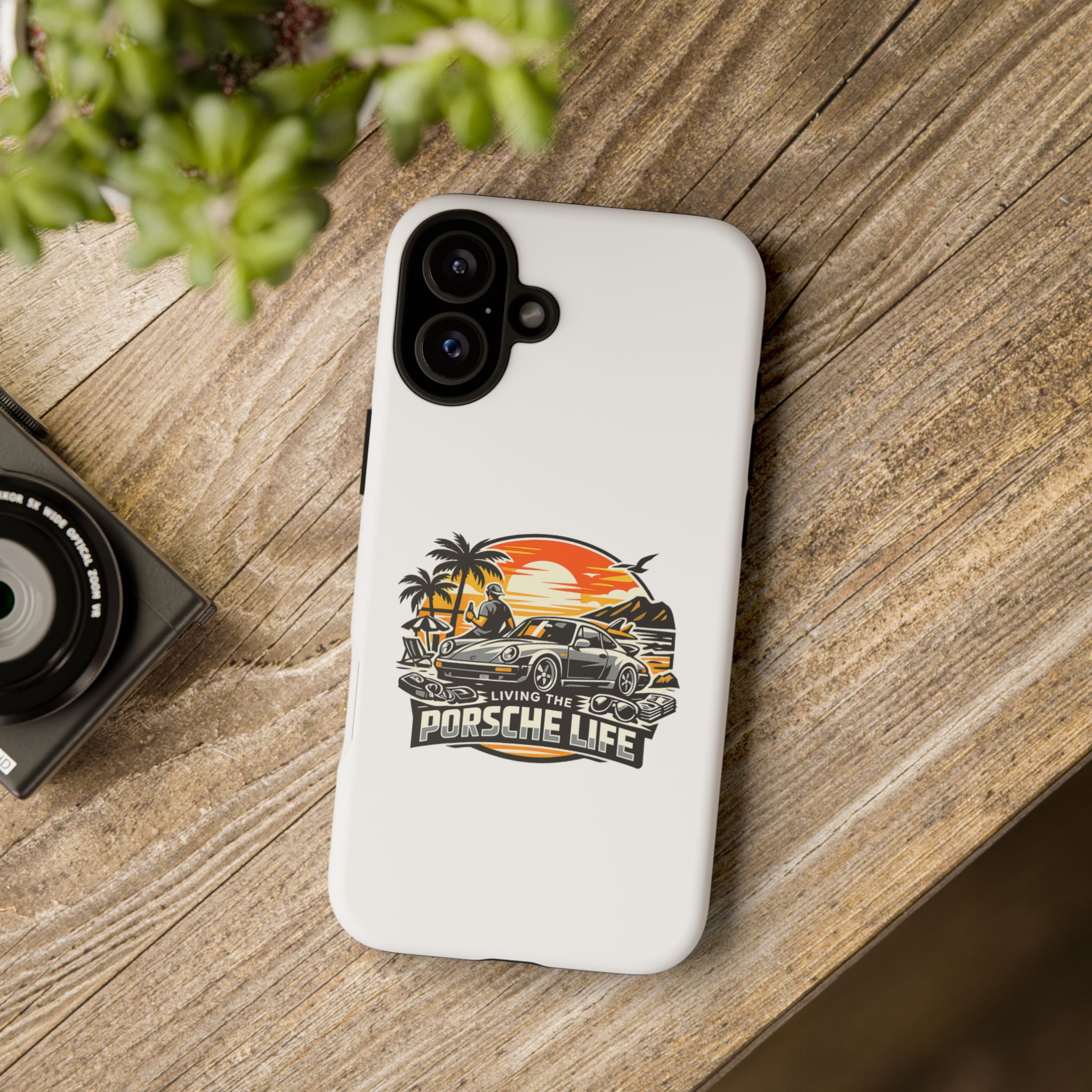 Porsche Life Phone Case — Retro Sunset Classic Car Tough Case – Bild 100