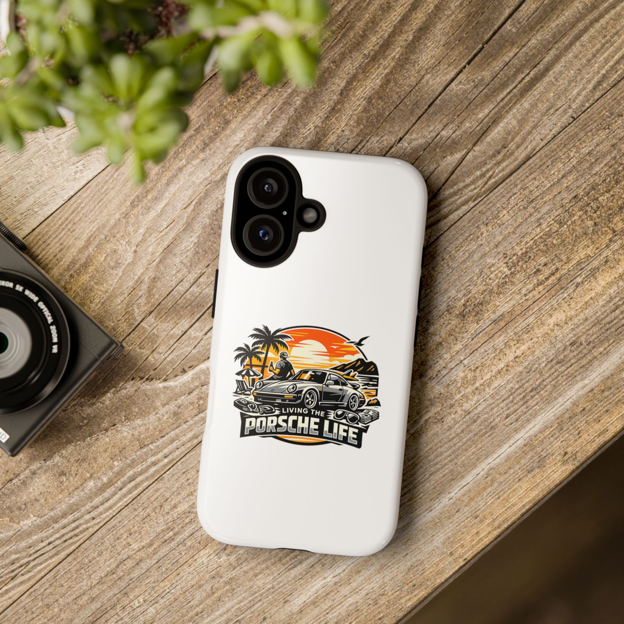 Porsche Life Phone Case — Retro Sunset Classic Car Tough Case – Bild 28