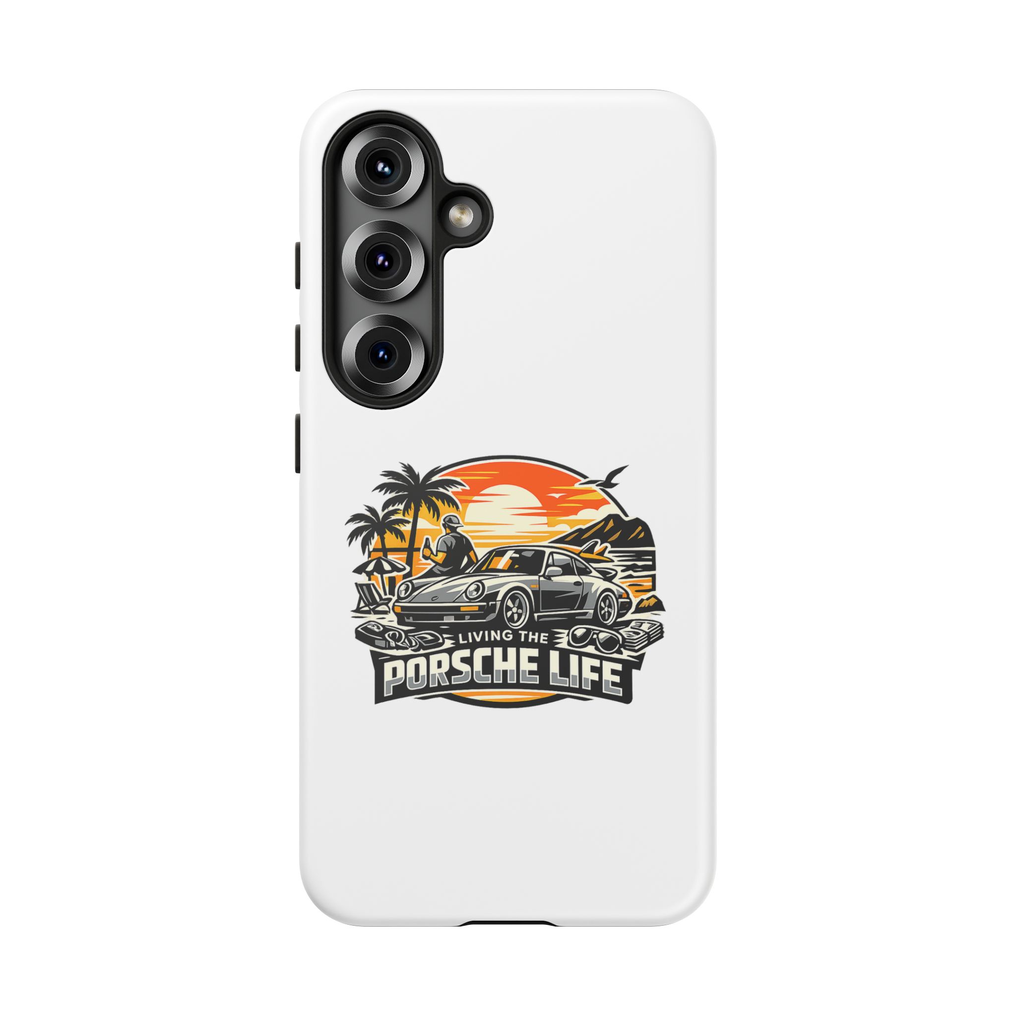 Porsche Life Phone Case — Retro Sunset Classic Car Tough Case – Bild 121