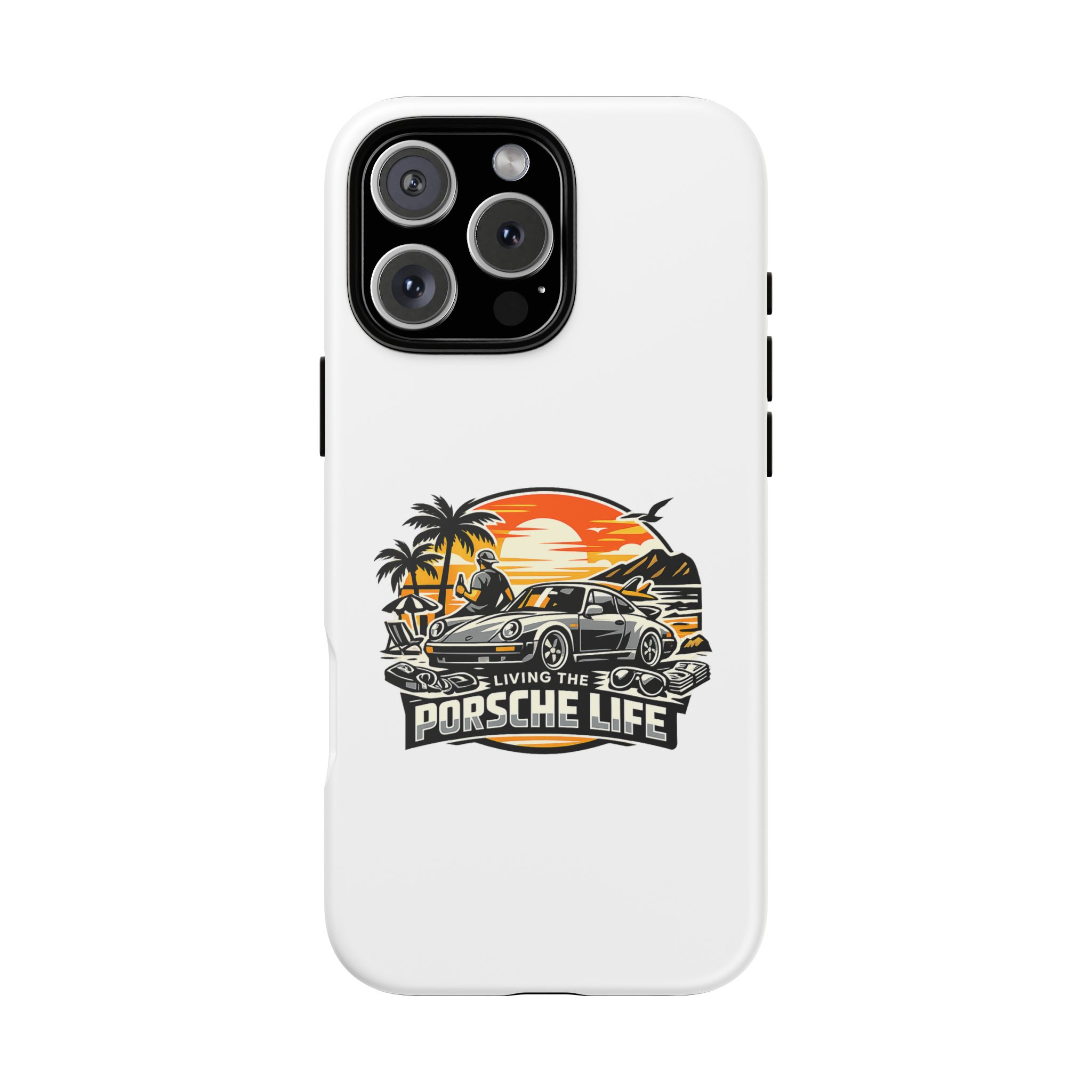 Porsche Life Phone Case — Retro Sunset Classic Car Tough Case – Bild 113