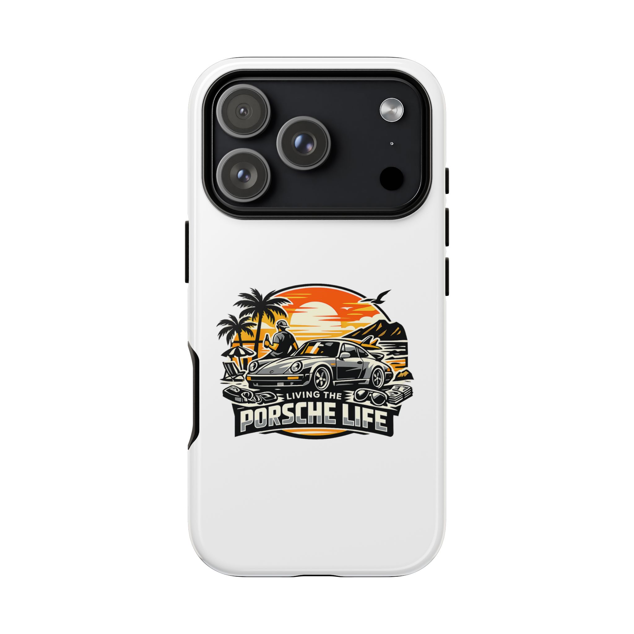 Porsche Life Phone Case — Retro Sunset Classic Car Tough Case – Bild 145