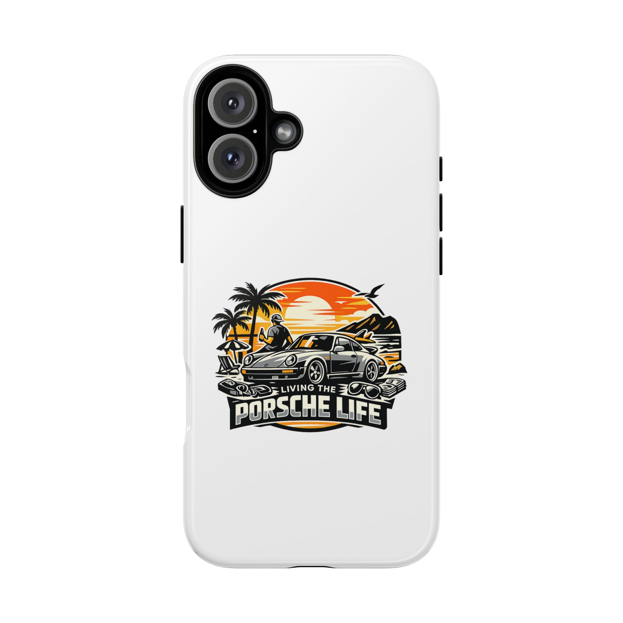 Porsche Life Phone Case — Retro Sunset Classic Car Tough Case – Bild 93